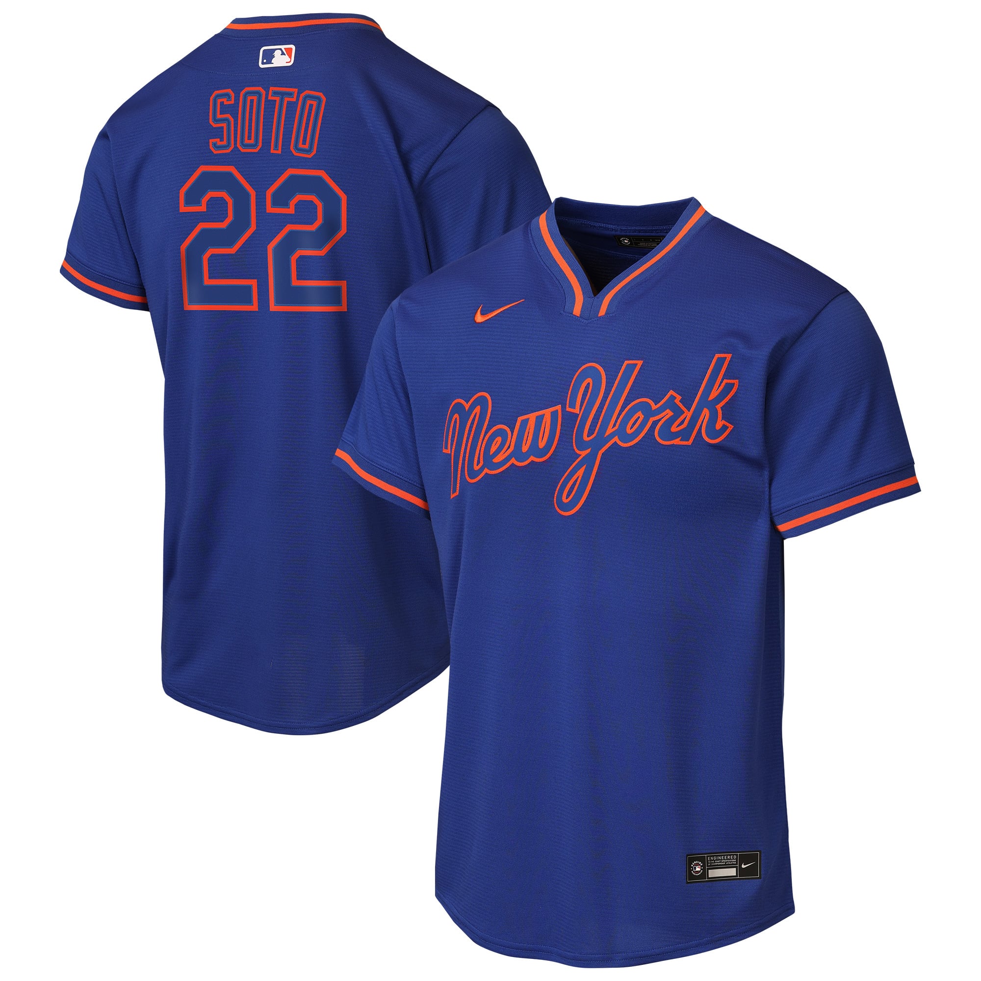 Juan Soto New York Mets Youth Road Jersey - Royal