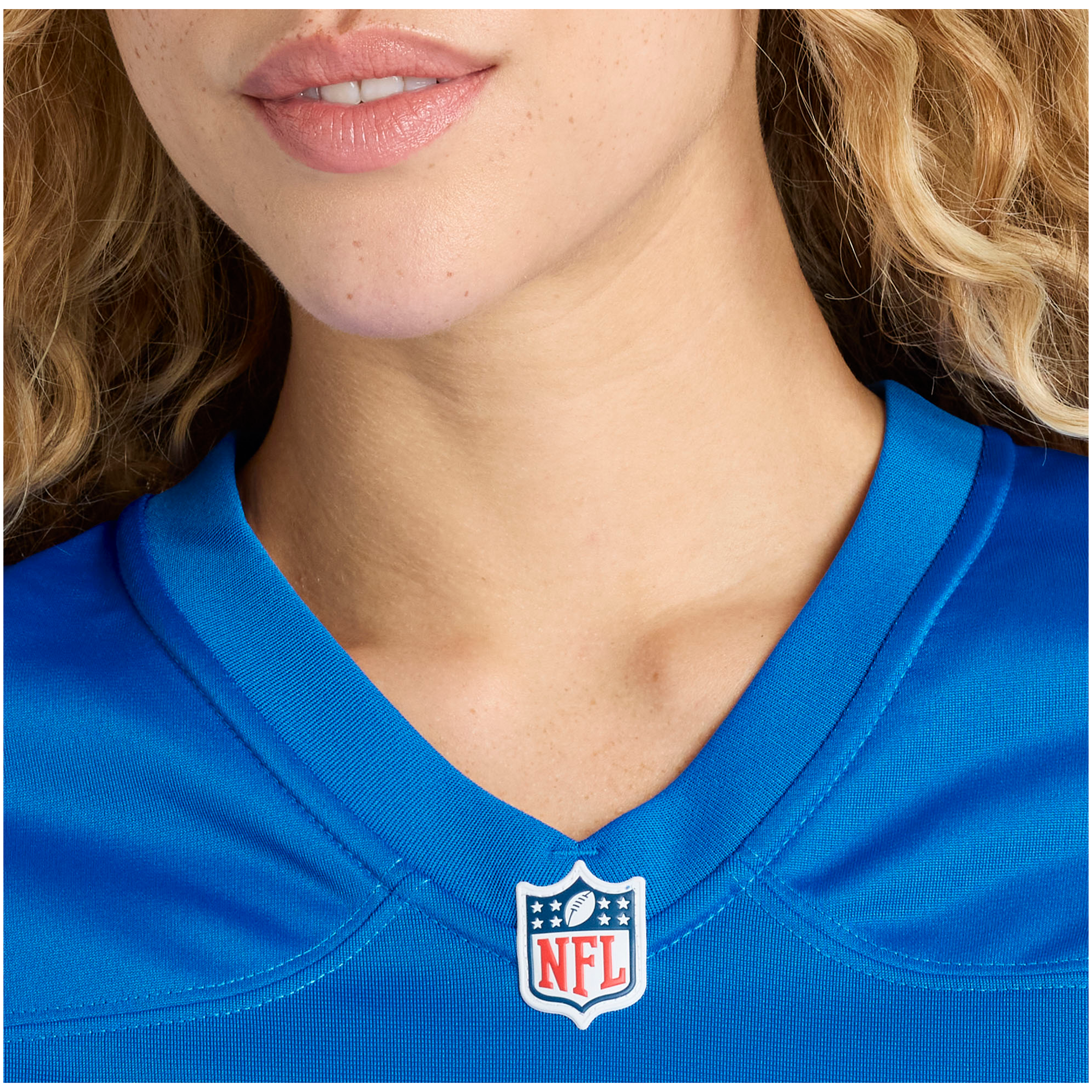 Juice Scruggs Detroit Lions Women's Team Game Jersey - Blue - Image 9