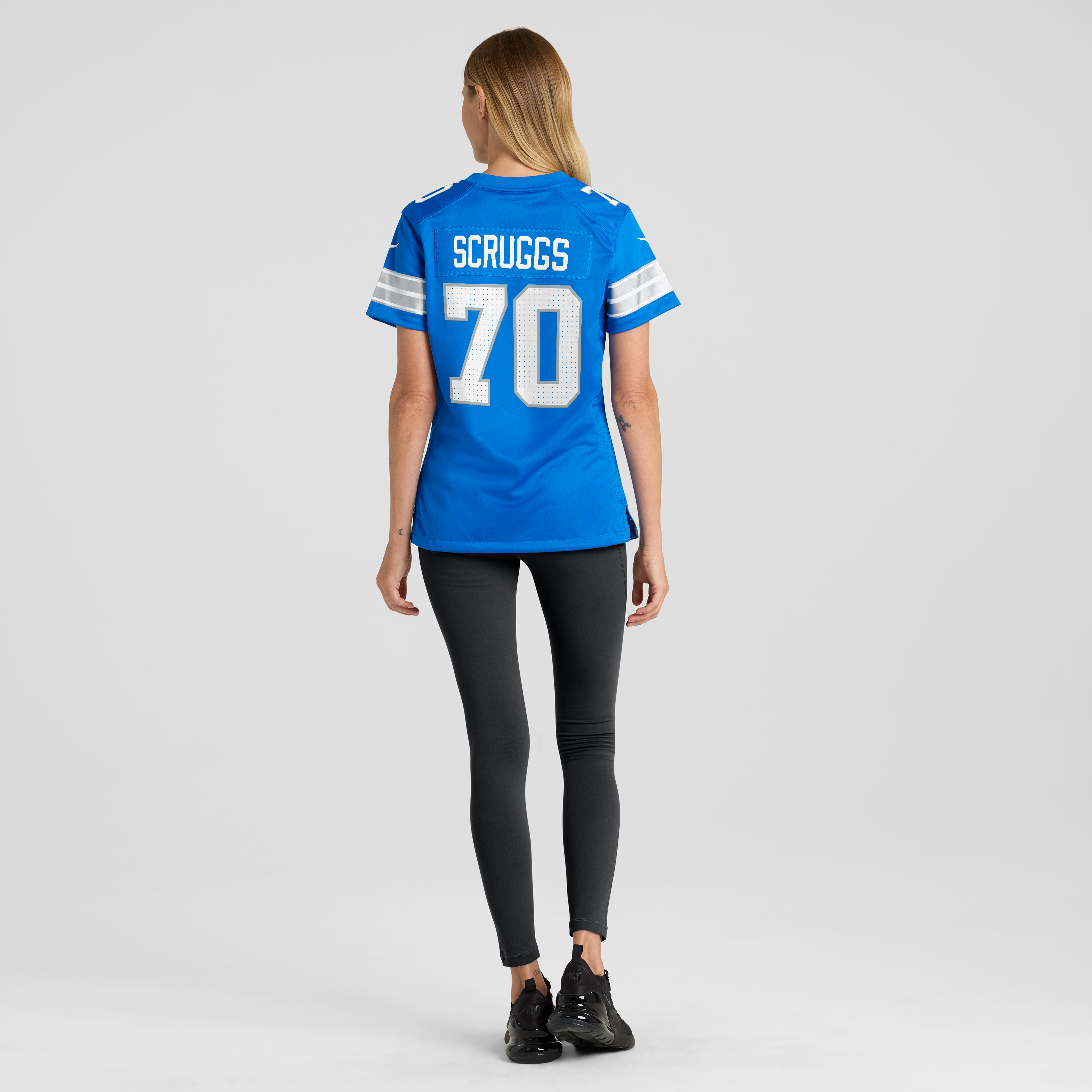 Juice Scruggs Detroit Lions Women's Team Game Jersey - Blue - Image 6