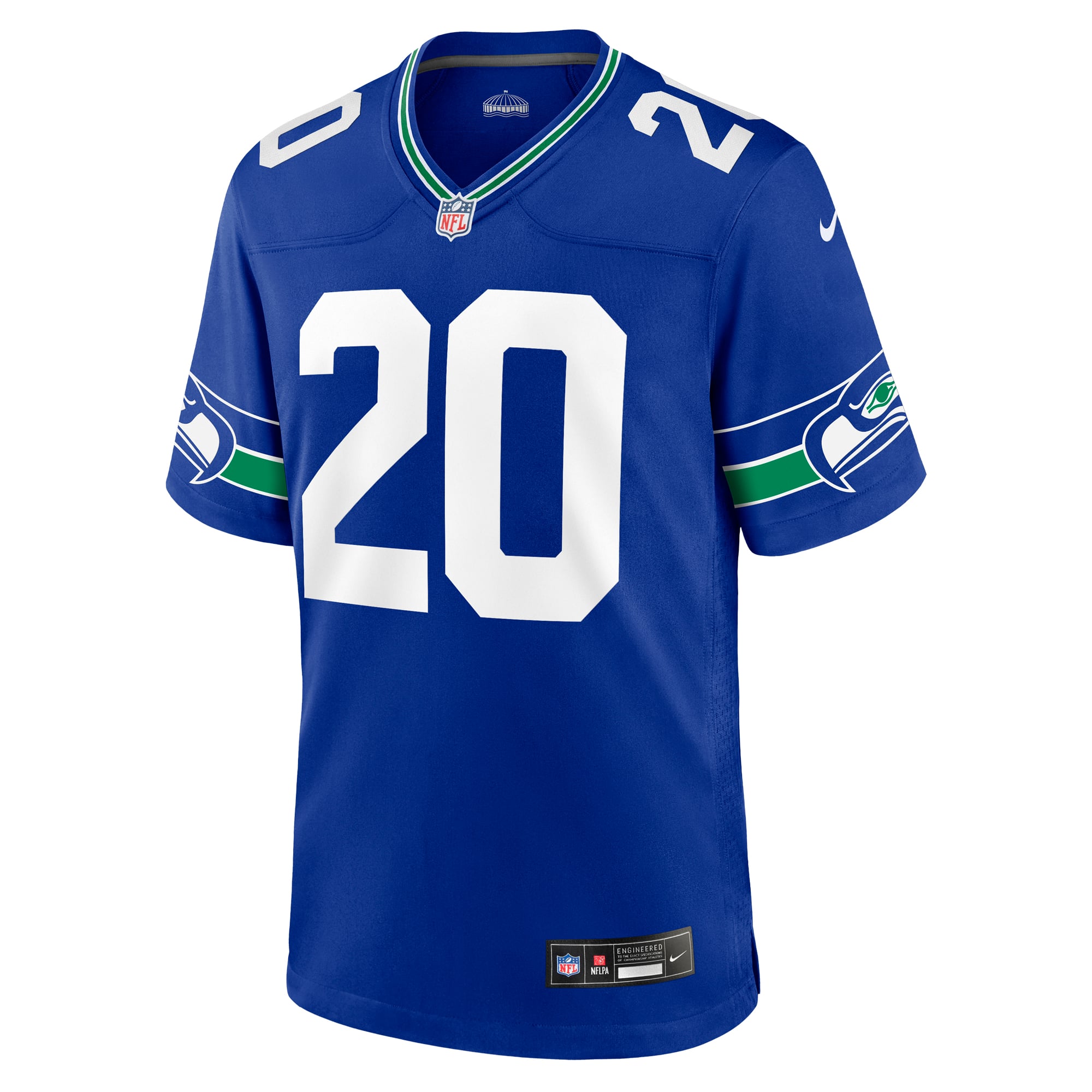 Julian Love Seattle Seahawks Game Jersey - College Navy - Royal - Image 3