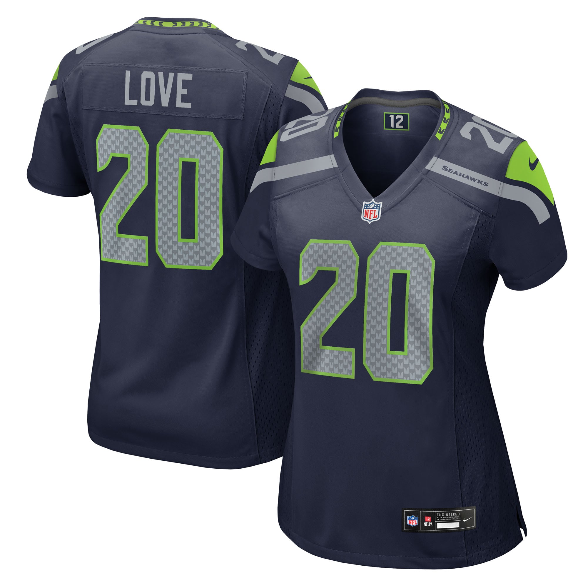 Julian Love Seattle Seahawks Women's Team Game Jersey - College Navy - College Navy