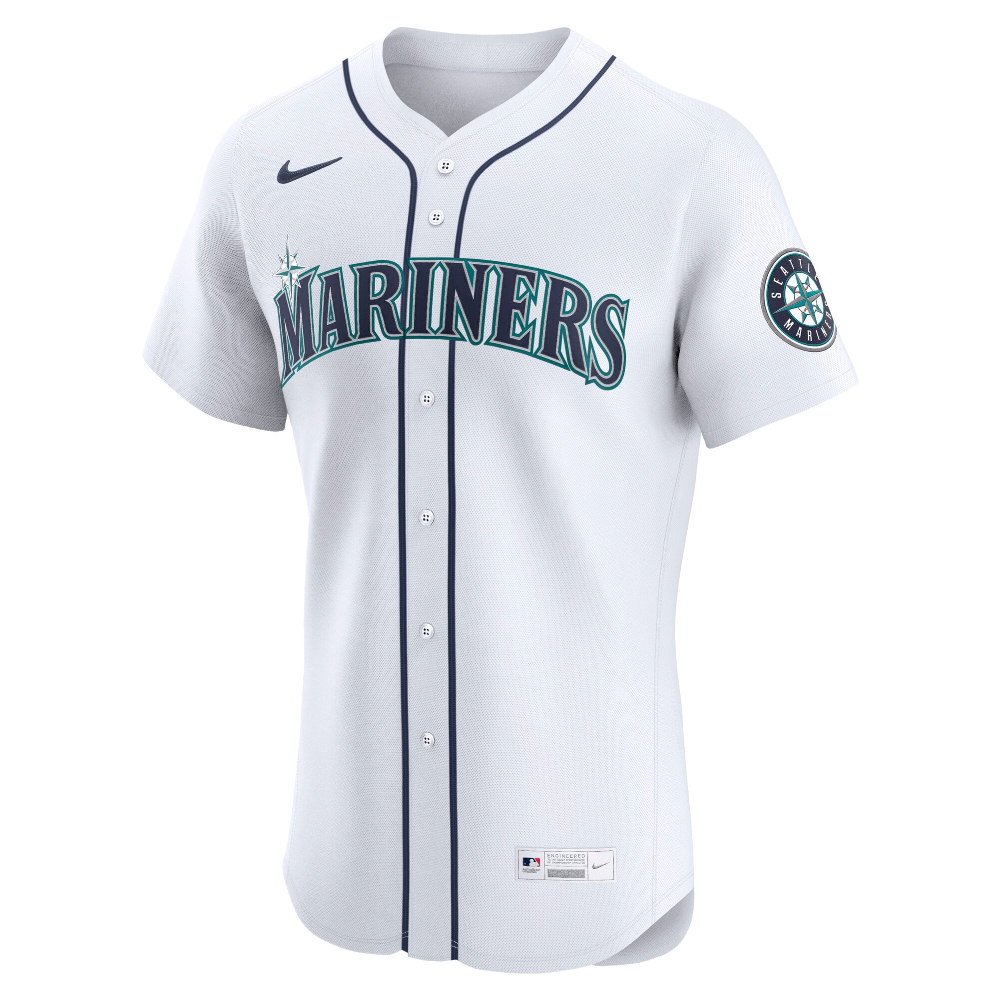 Julio Rodríguez Seattle Mariners Home Elite Jersey - White - Image 3