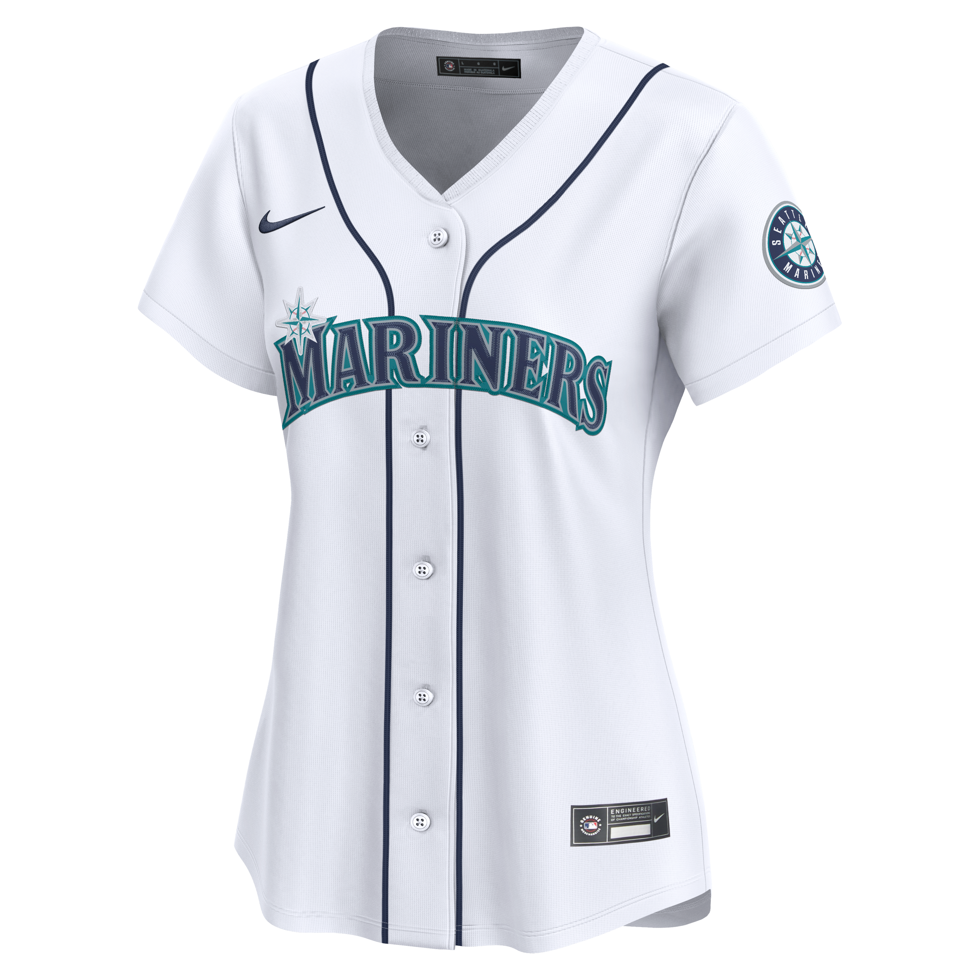 Julio Rodríguez Seattle Mariners Women's Home Limited Jersey - White - Image 3