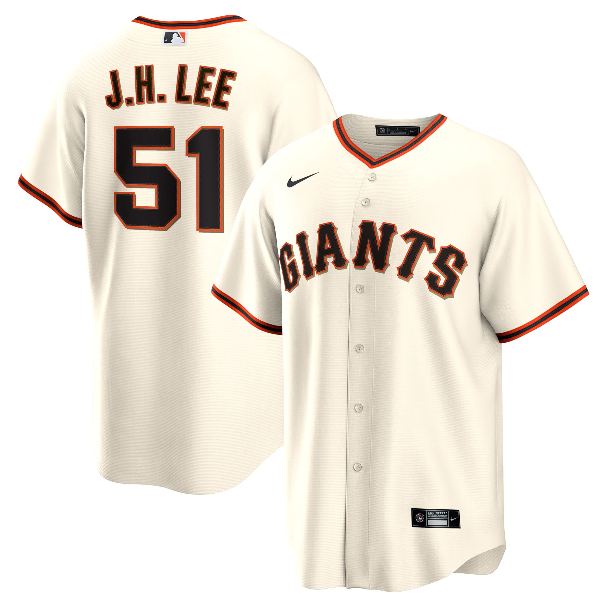 Jung Hoo Lee San Francisco Giants Home Player Jersey - Cream