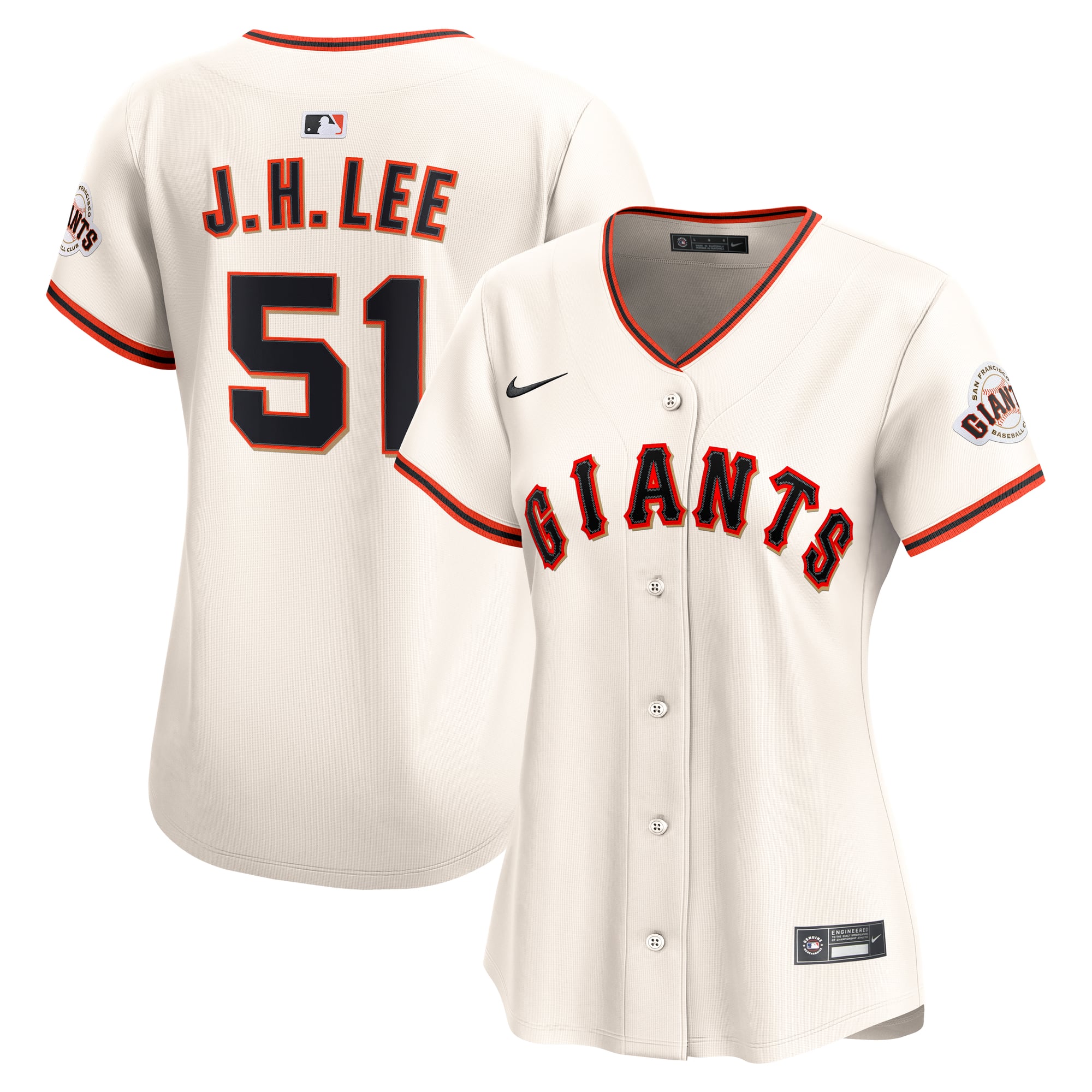 Jung Hoo Lee San Francisco Giants Women's Home Limited Jersey - Cream - Image 2