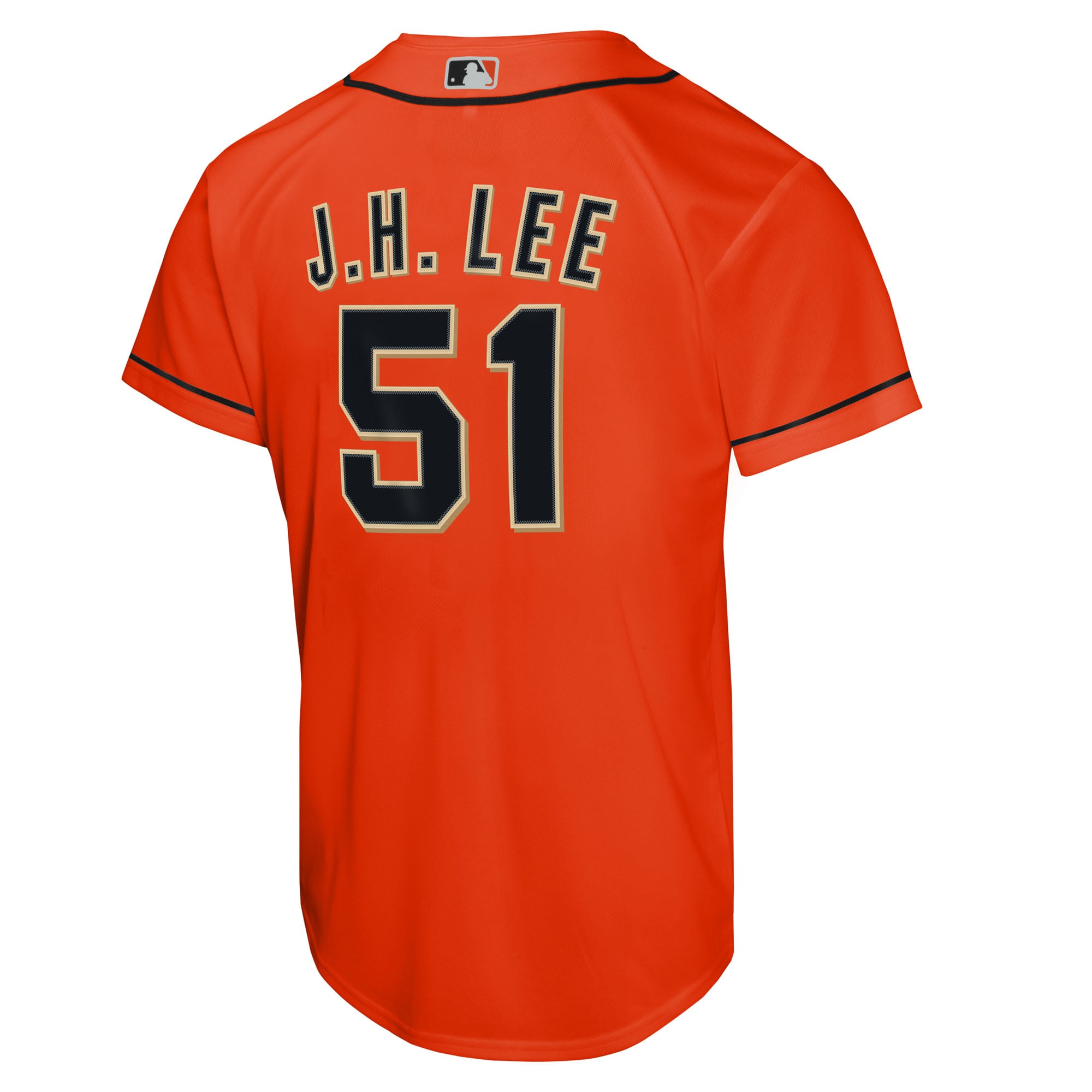 Jung Hoo Lee San Francisco Giants Youth Alternate 2 Jersey - Orange - Image 4