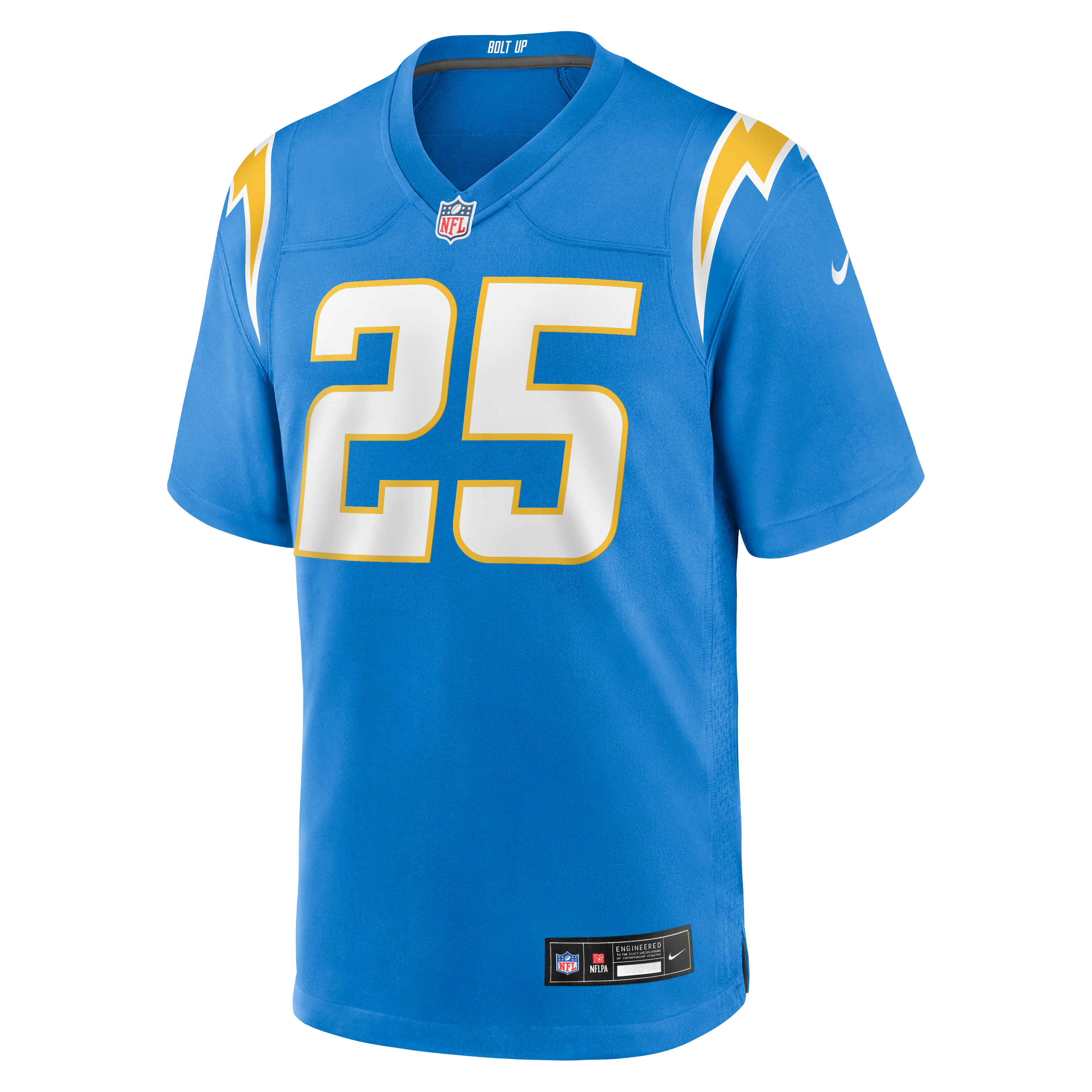Junior Colson Los Angeles Chargers Team Game Jersey - Powder Blue - Image 3
