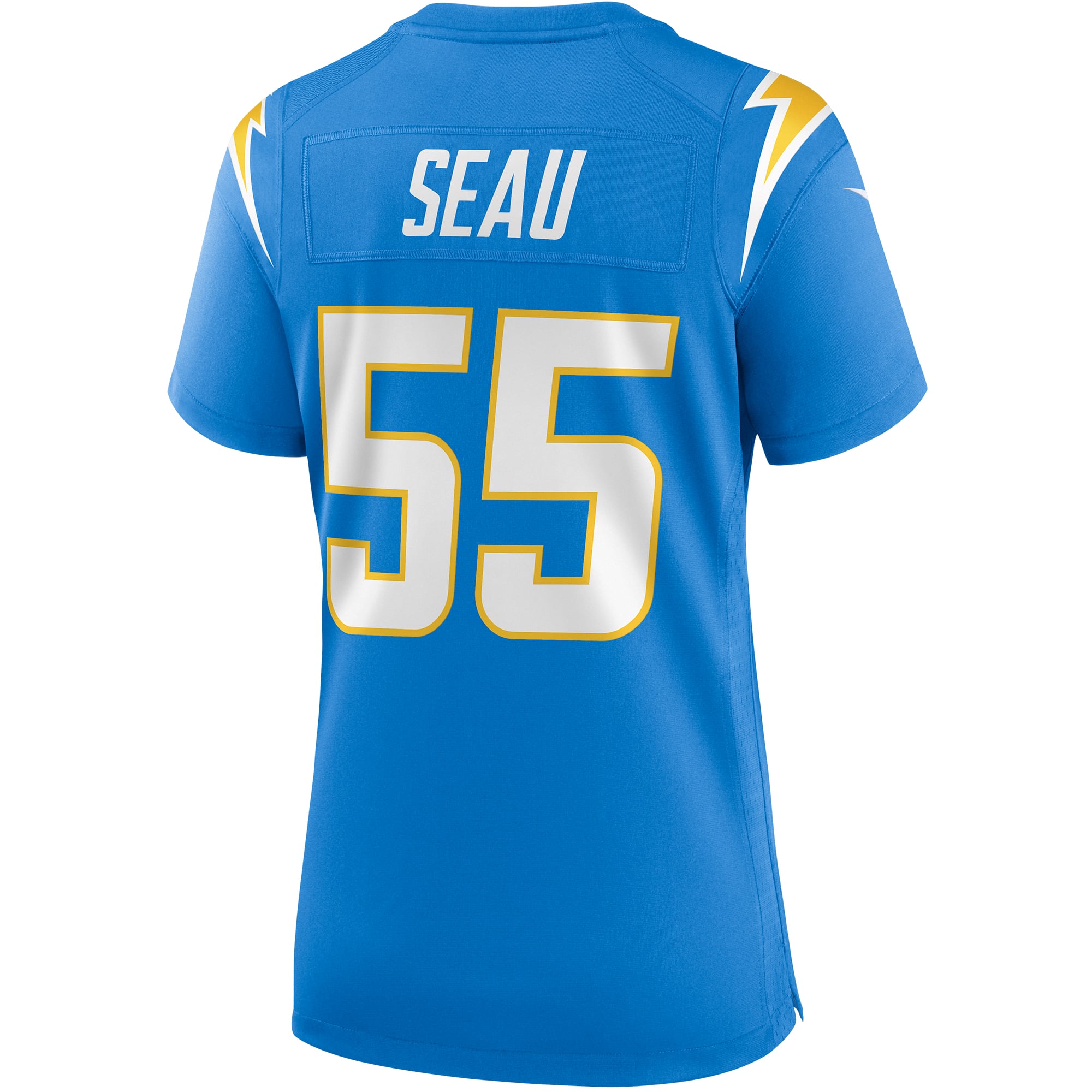 Junior Seau Los Angeles Chargers Women's Game Retired Player Jersey - Powder Blue - Image 4