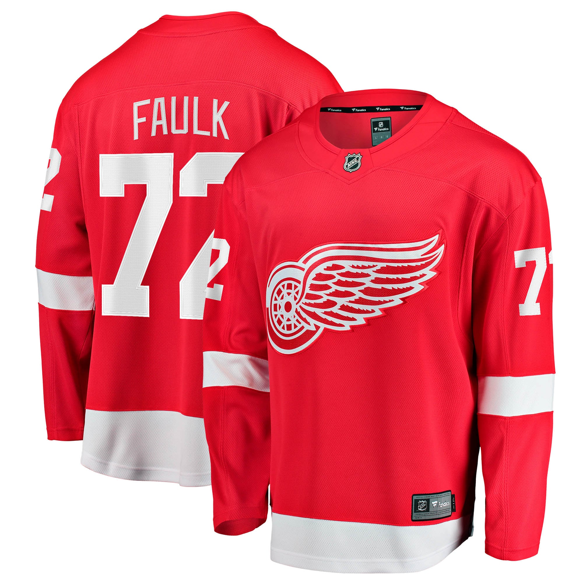 Justin Faulk Detroit Red Wings Home Breakaway Jersey - Red