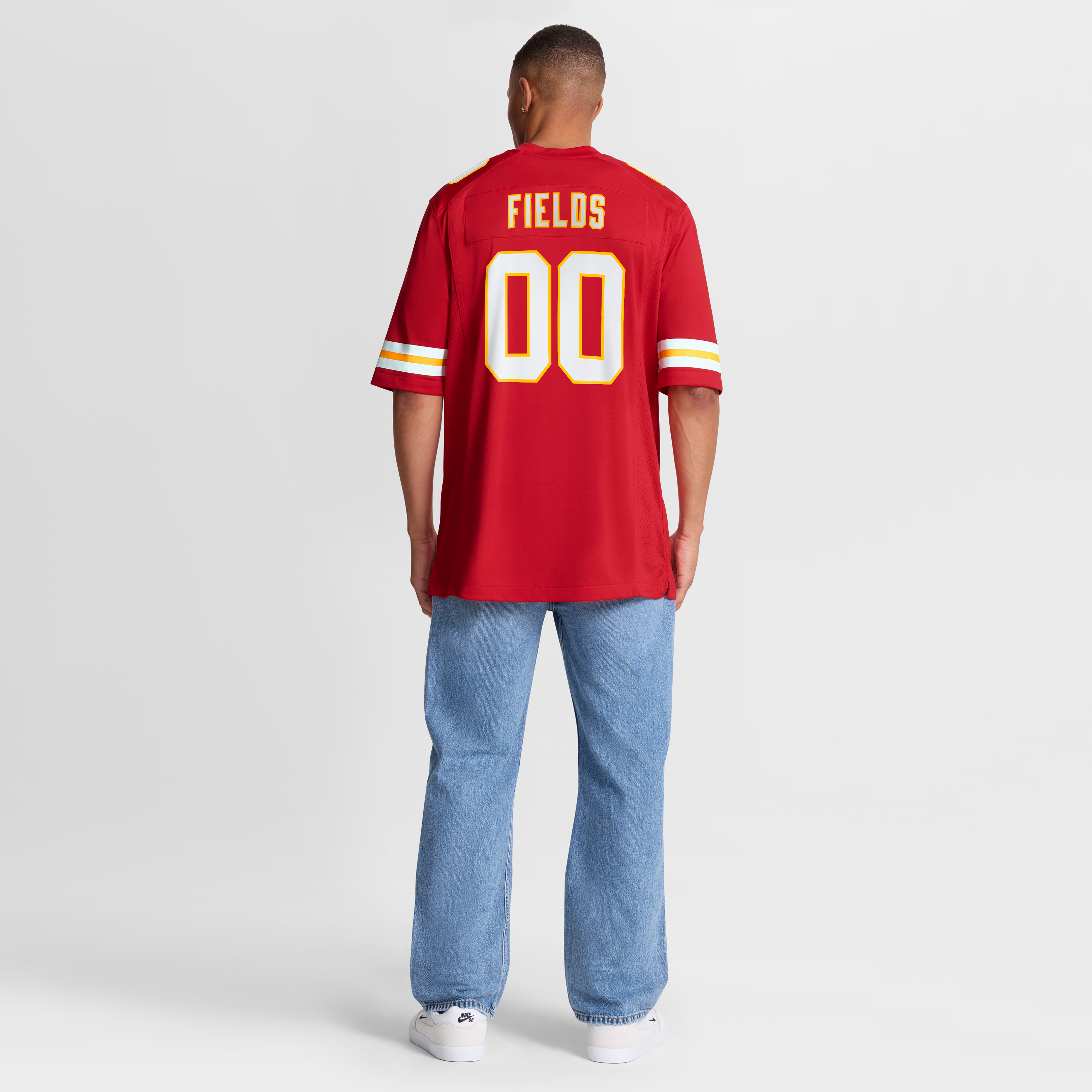 Justin Fields Kansas City Chiefs Game Jersey - Red - Image 6