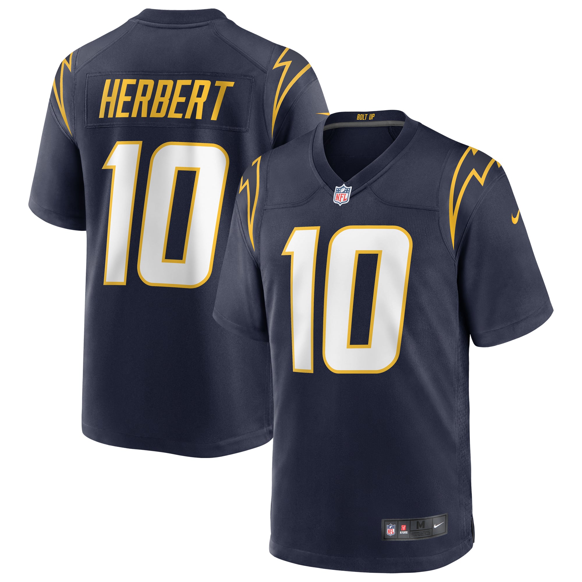 Justin Herbert Los Angeles Chargers Alternate Game Jersey - Navy - Image 2