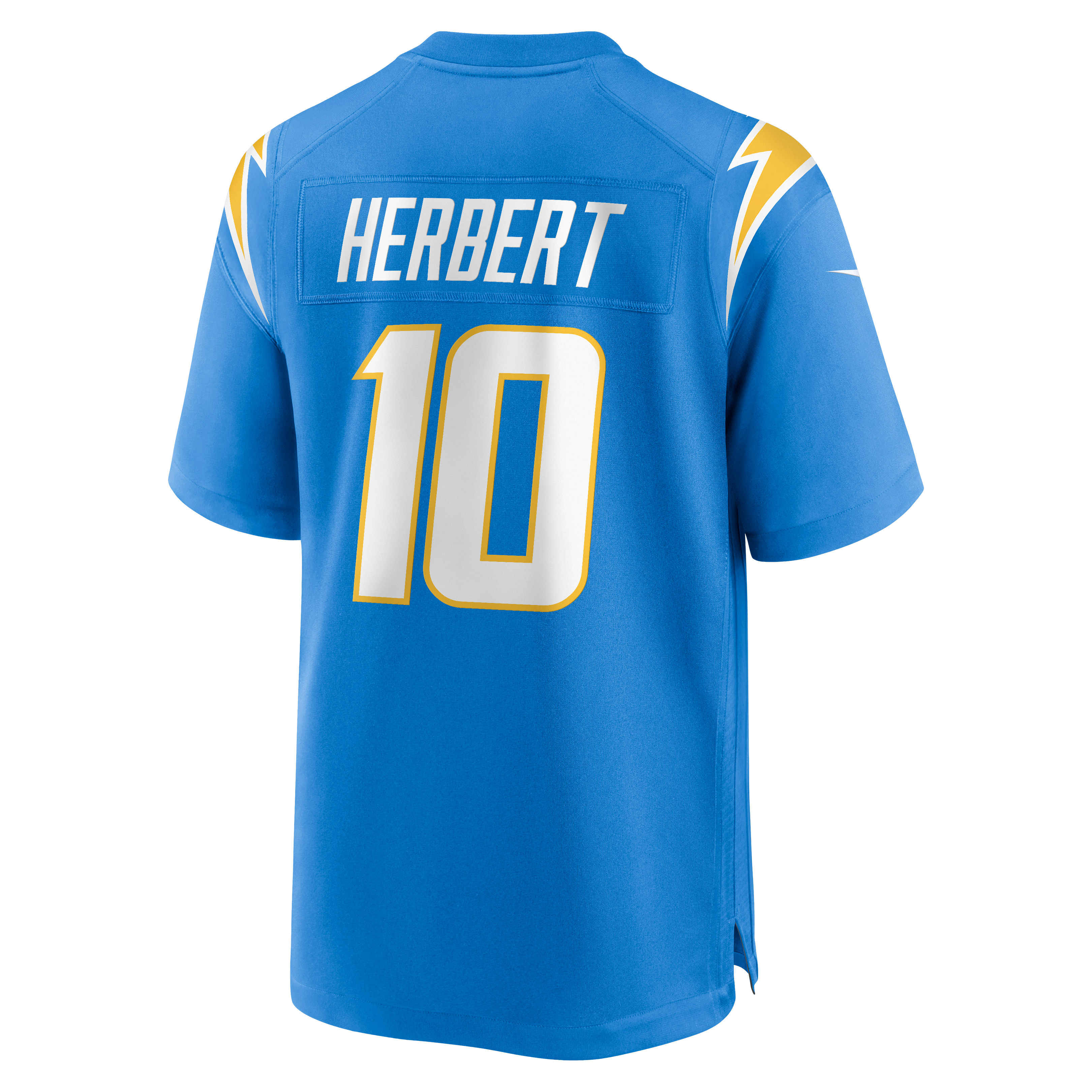 Justin Herbert Los Angeles Chargers Alternate Super Chargers Game Player Jersey - Powder Blue - Image 4