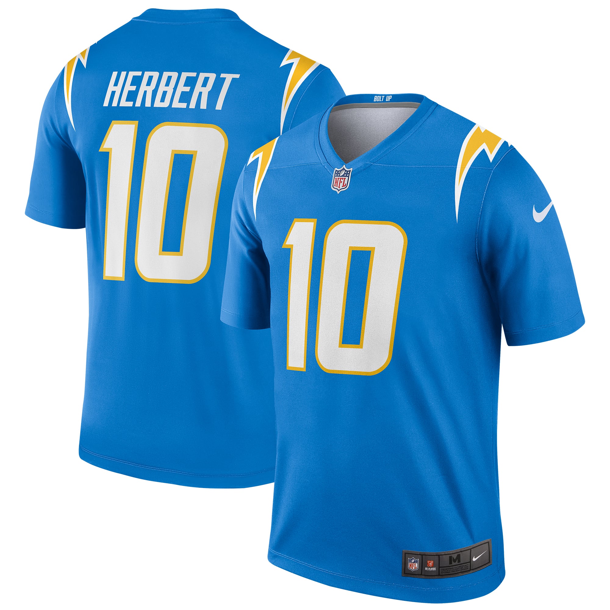 Justin Herbert Los Angeles Chargers Legend Player Performance Top - Powder Blue