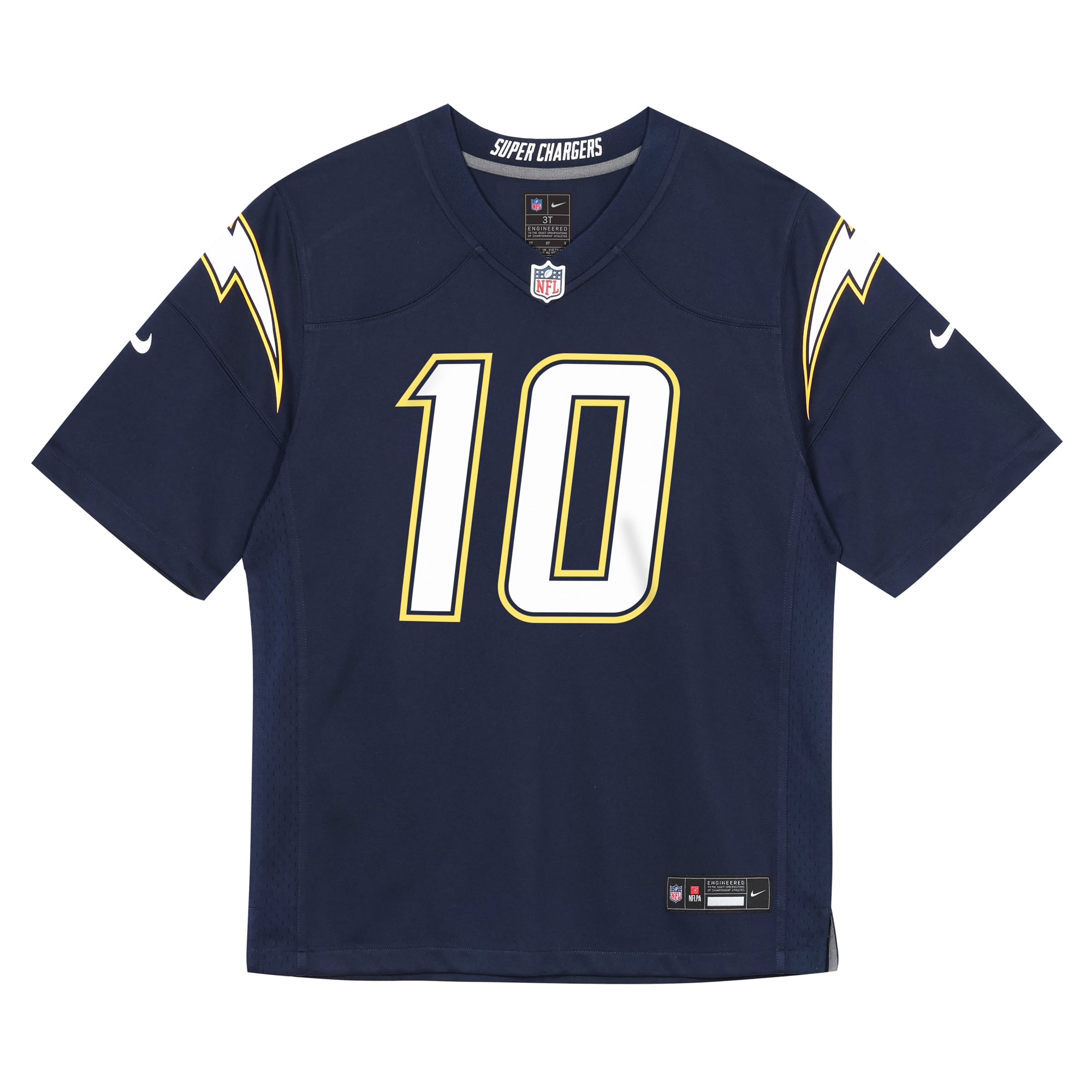 Justin Herbert Los Angeles Chargers Toddler Alternate Super Chargers Game Jersey - Navy - Image 3