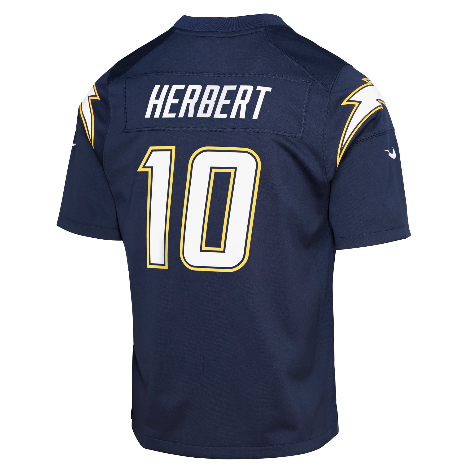 Justin Herbert Los Angeles Chargers Youth Alternate Charger Power Game Player Jersey - Navy - Image 4
