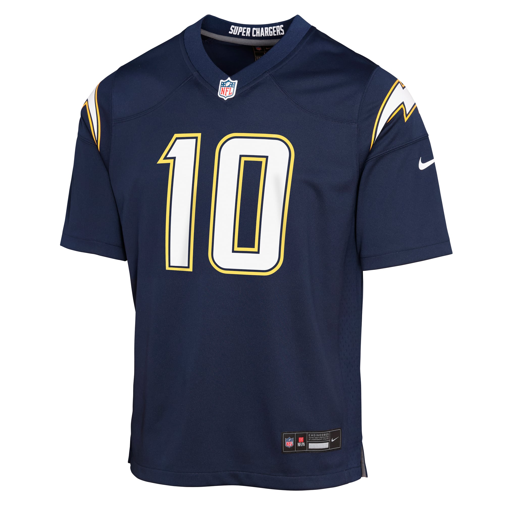 Justin Herbert Los Angeles Chargers Youth Alternate Super Chargers Game Player Jersey - Navy - Image 3