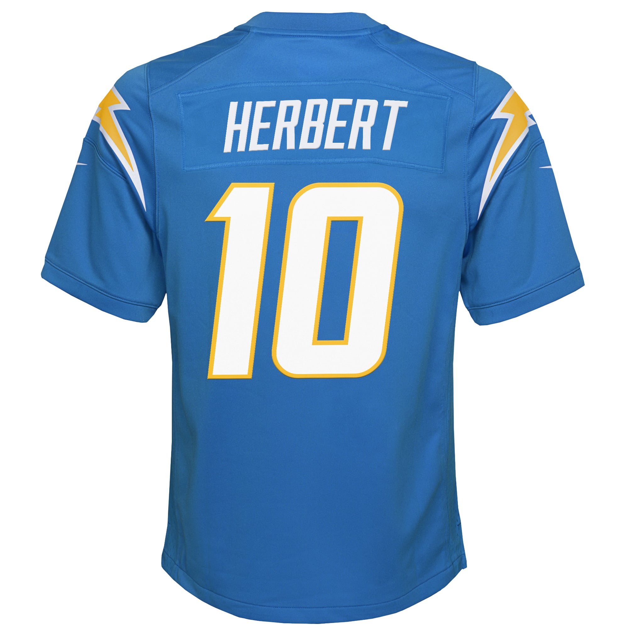 Justin Herbert Los Angeles Chargers Youth Game Jersey - Powder Blue - Image 4