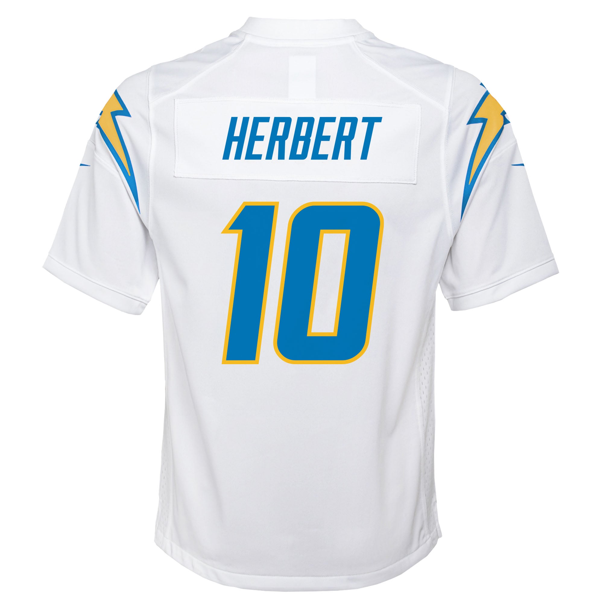 Justin Herbert Los Angeles Chargers Youth Game Jersey - White - Image 4