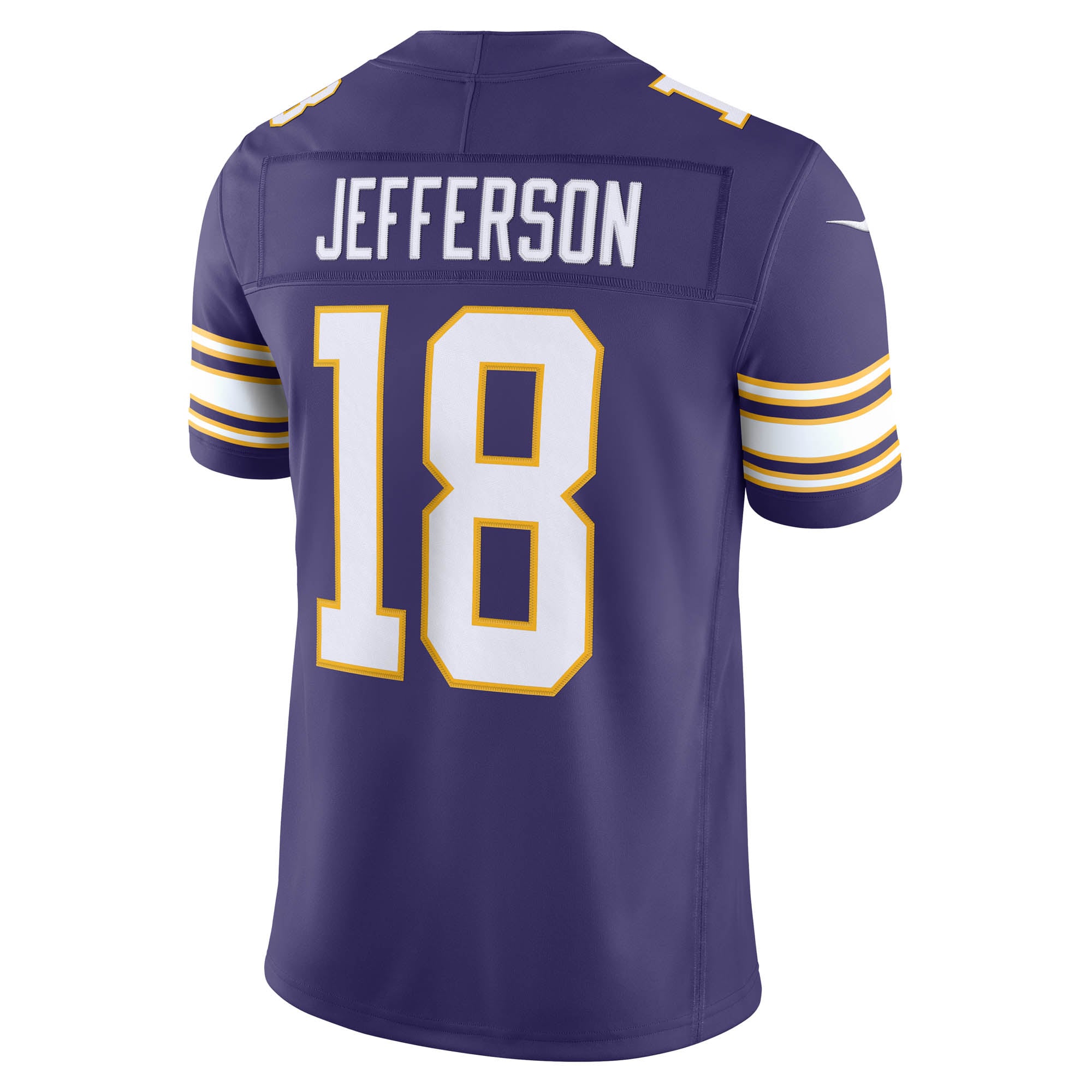 Justin Jefferson Minnesota Vikings Alternate Classic Vapor F.U.S.E. Stitched Limited Jersey - Purple - Image 4