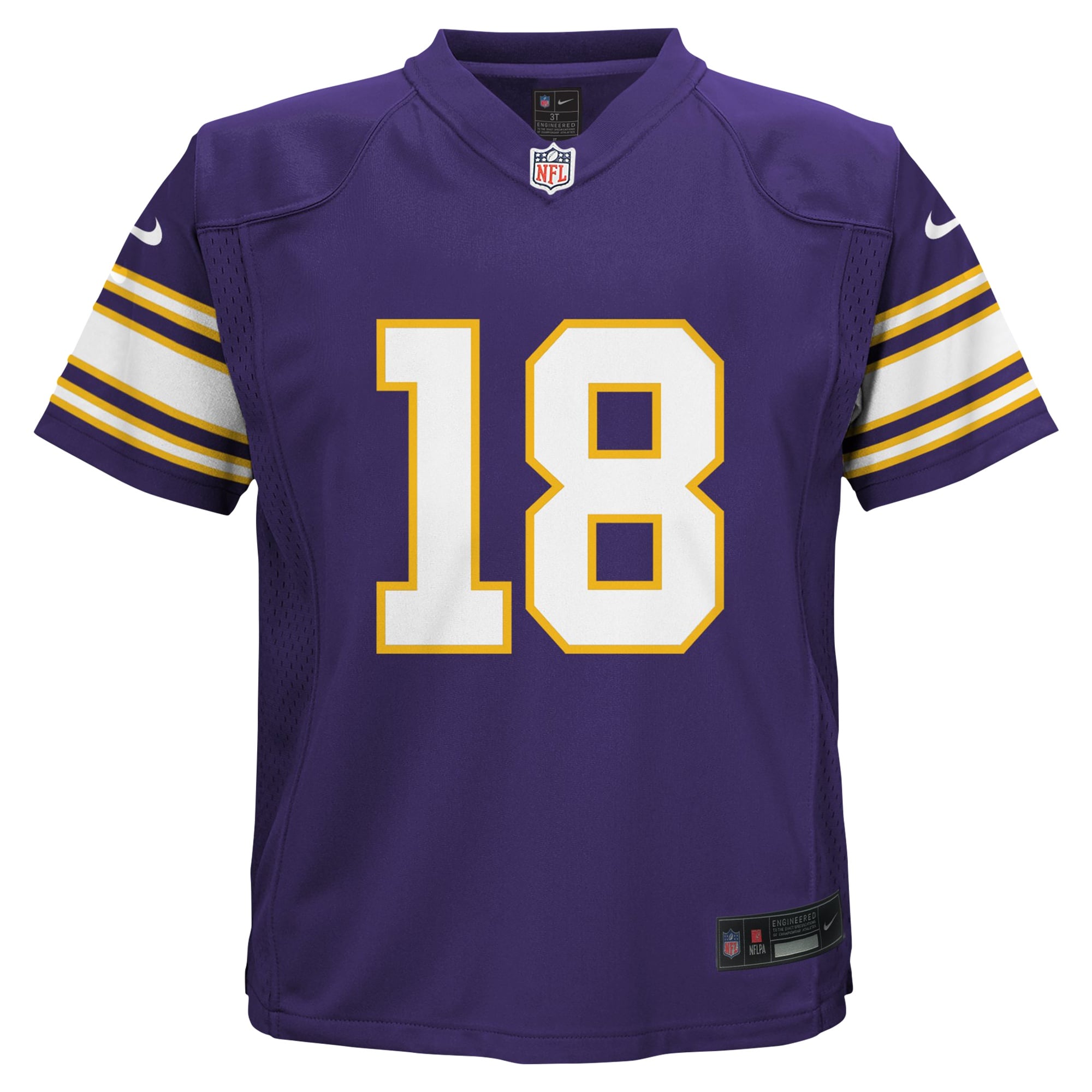 Justin Jefferson Minnesota Vikings Infant Alternate Player Game Jersey - Purple - Image 3