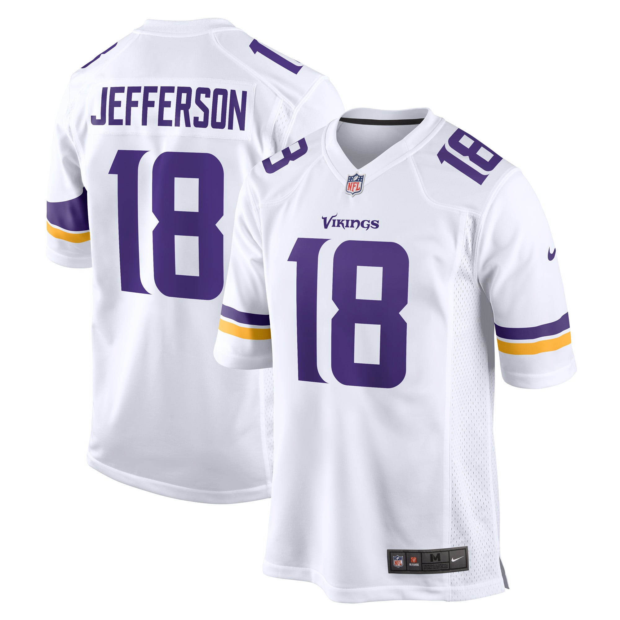 Justin Jefferson Minnesota Vikings Player Game Jersey - White - Image 2