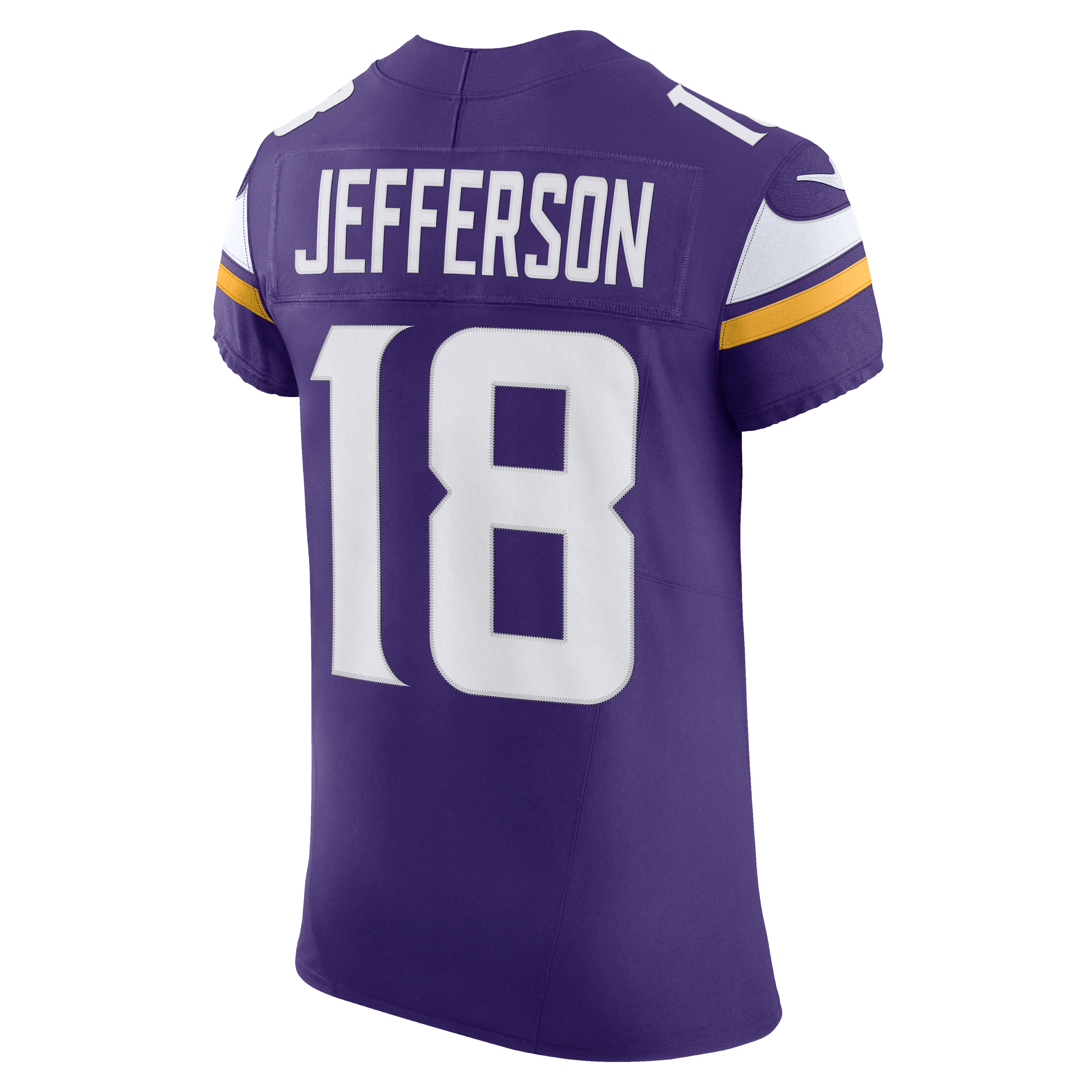 Justin Jefferson Minnesota Vikings Team Vapor F.U.S.E. Elite Jersey - Purple - Image 8