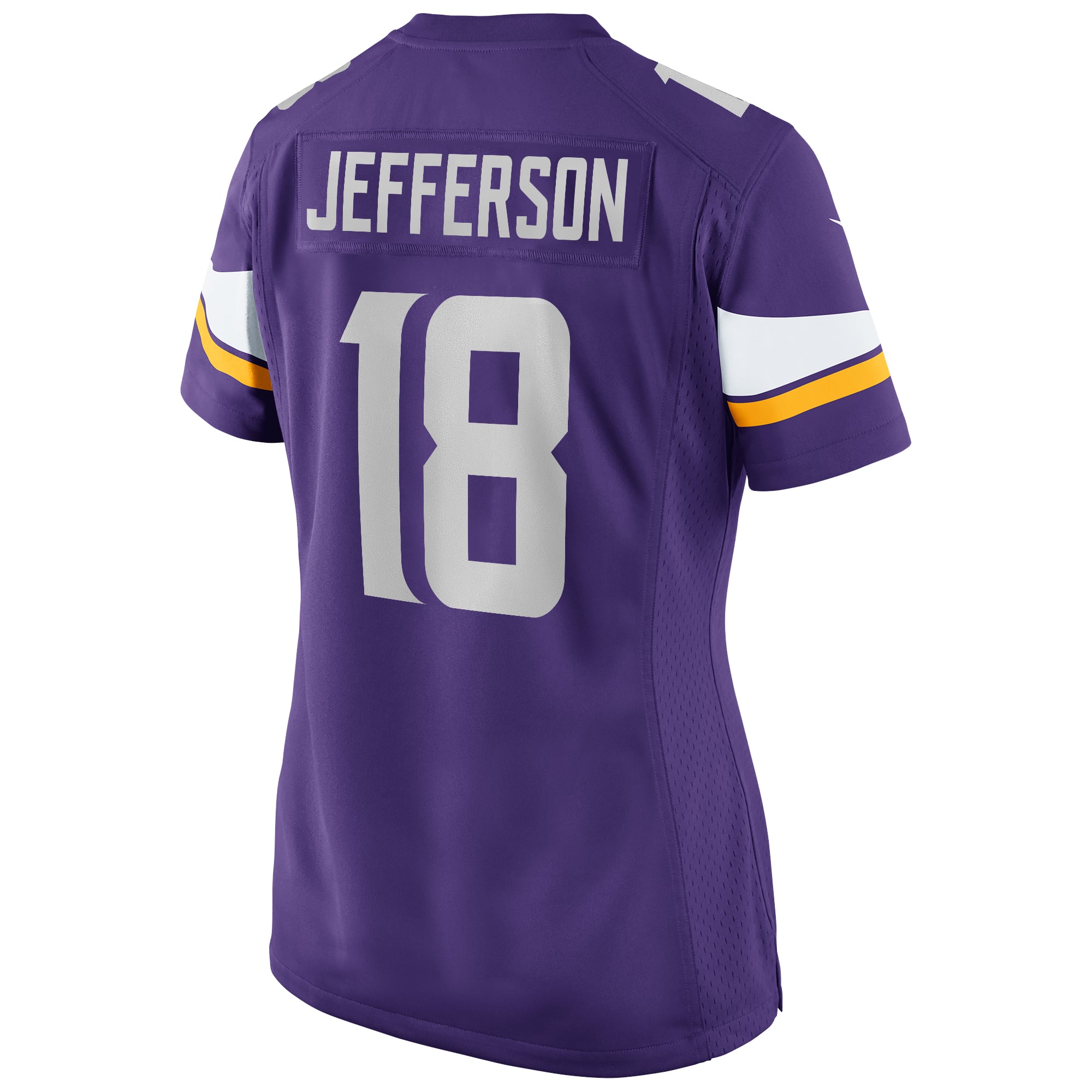 Justin Jefferson Minnesota Vikings Women's Game Jersey - Purple - Image 4