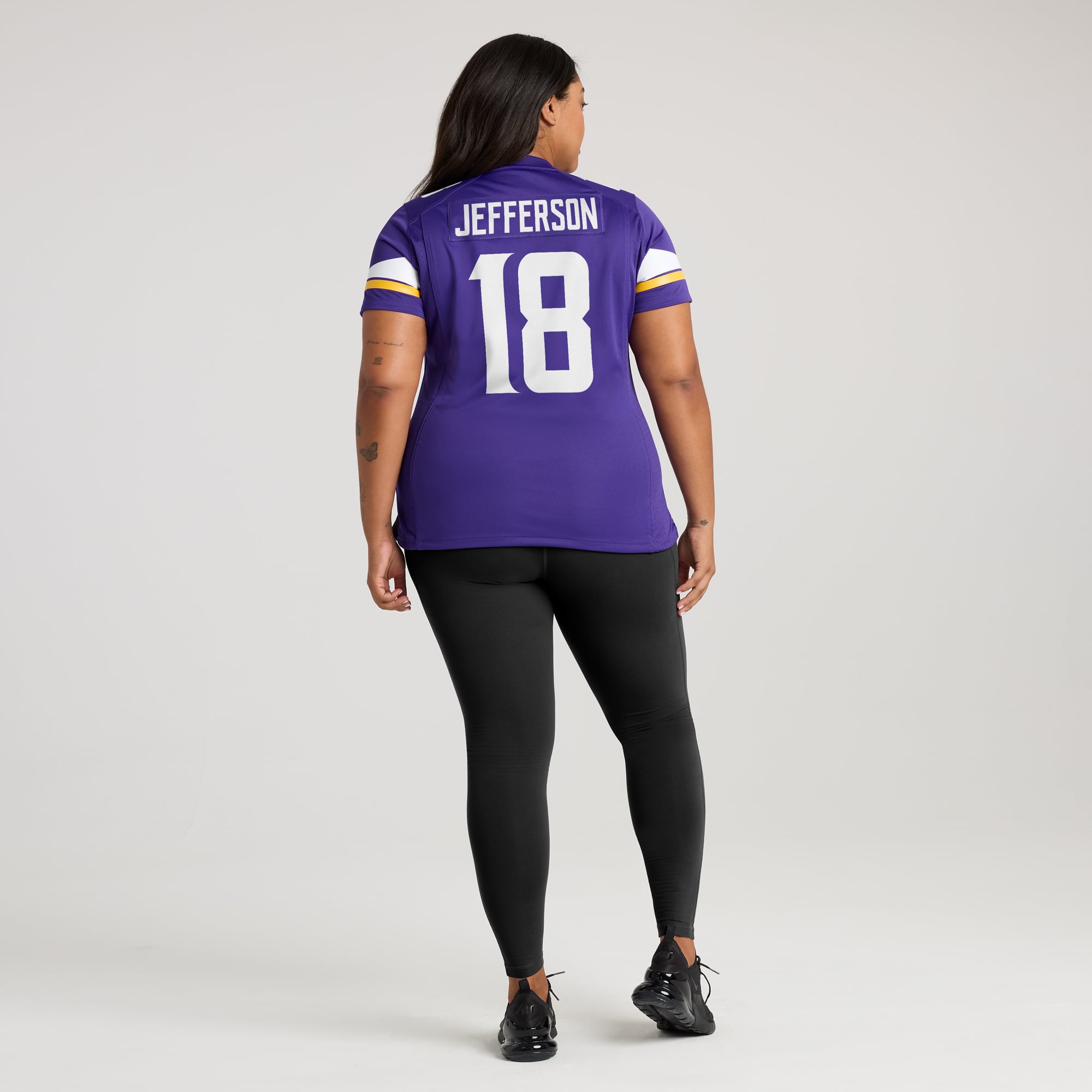 Justin Jefferson Minnesota Vikings Women's Game Jersey - Purple - Image 8