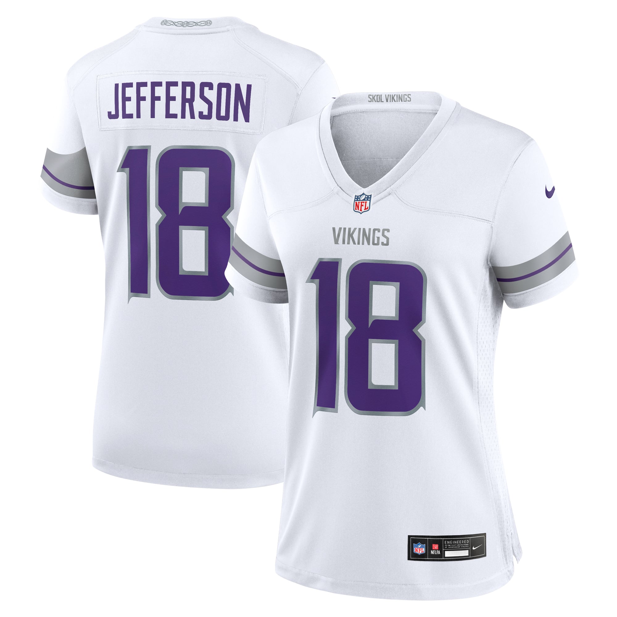 Justin Jefferson Minnesota Vikings Women's Player Jersey - White