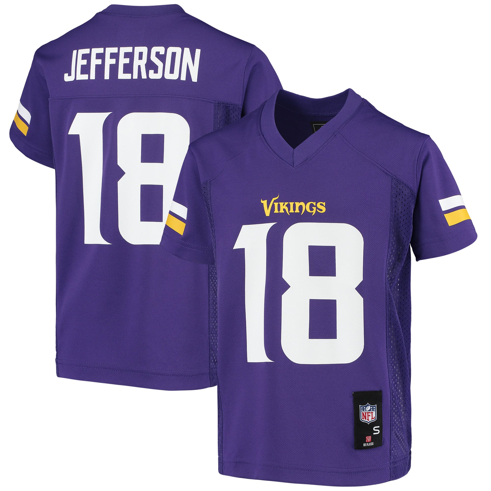 Justin Jefferson Minnesota Vikings Youth Jersey - Purple