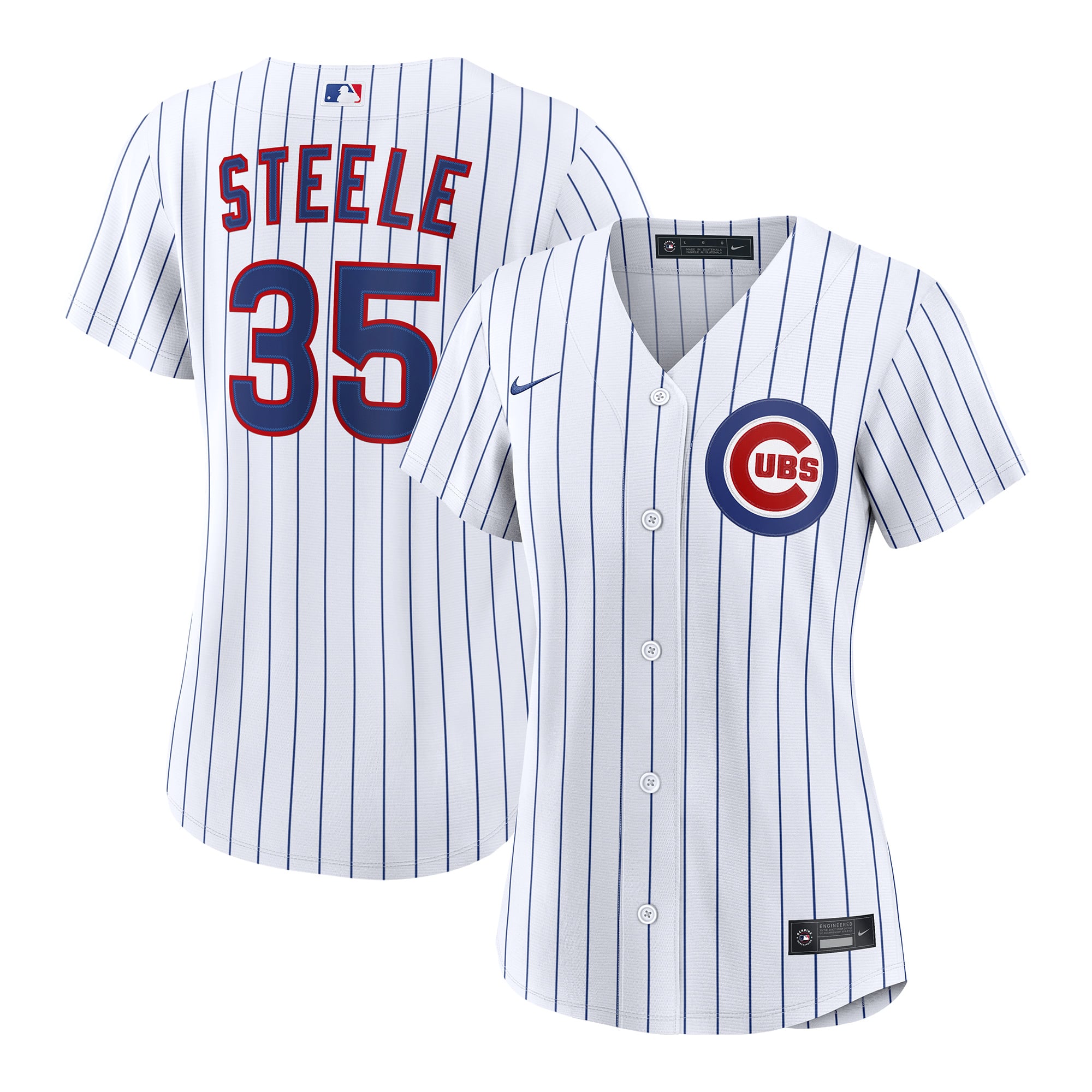 Justin Steele Chicago Cubs Women's Home Jersey - White - Image 2
