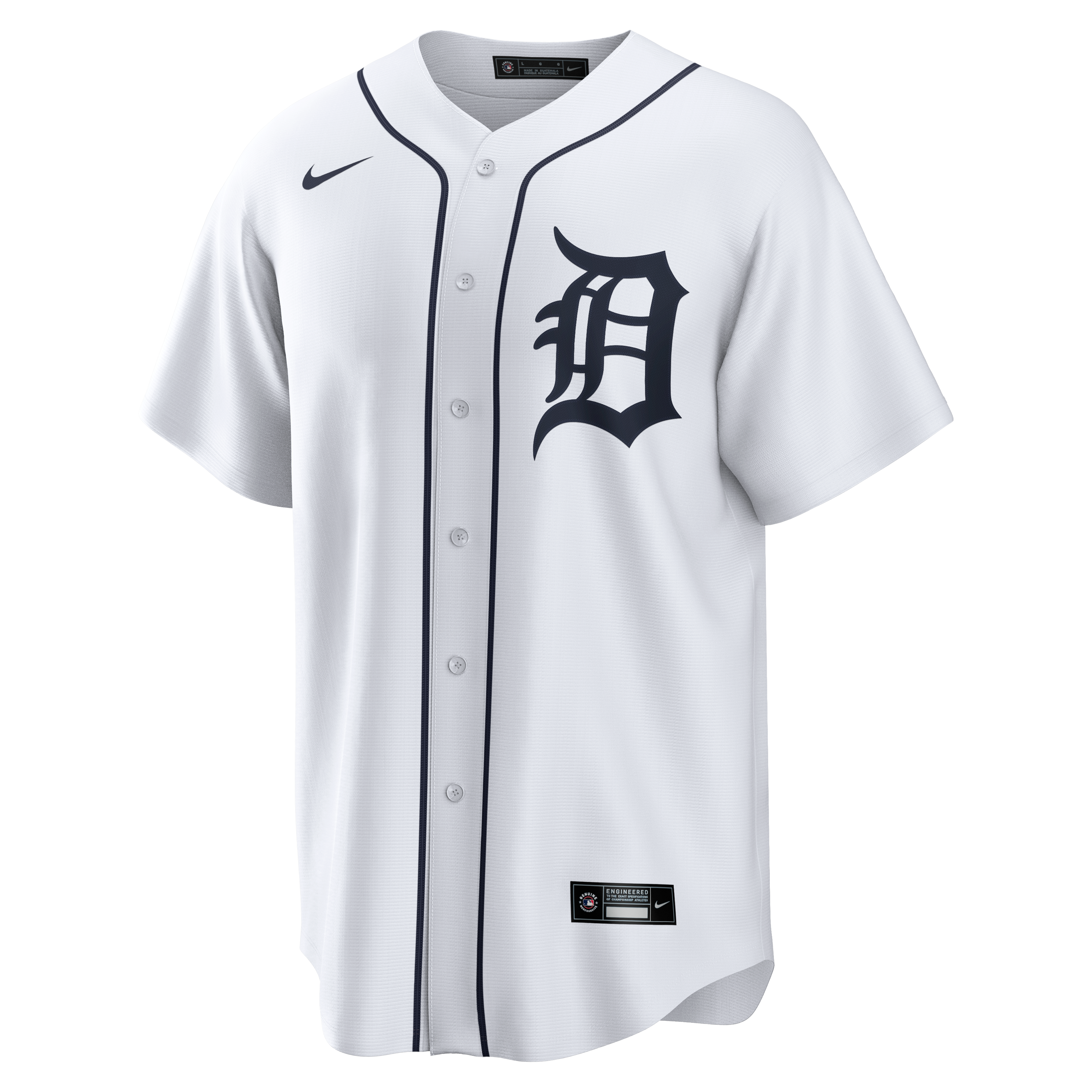 Justin Verlander Detroit Tigers Home Jersey - White - Image 3