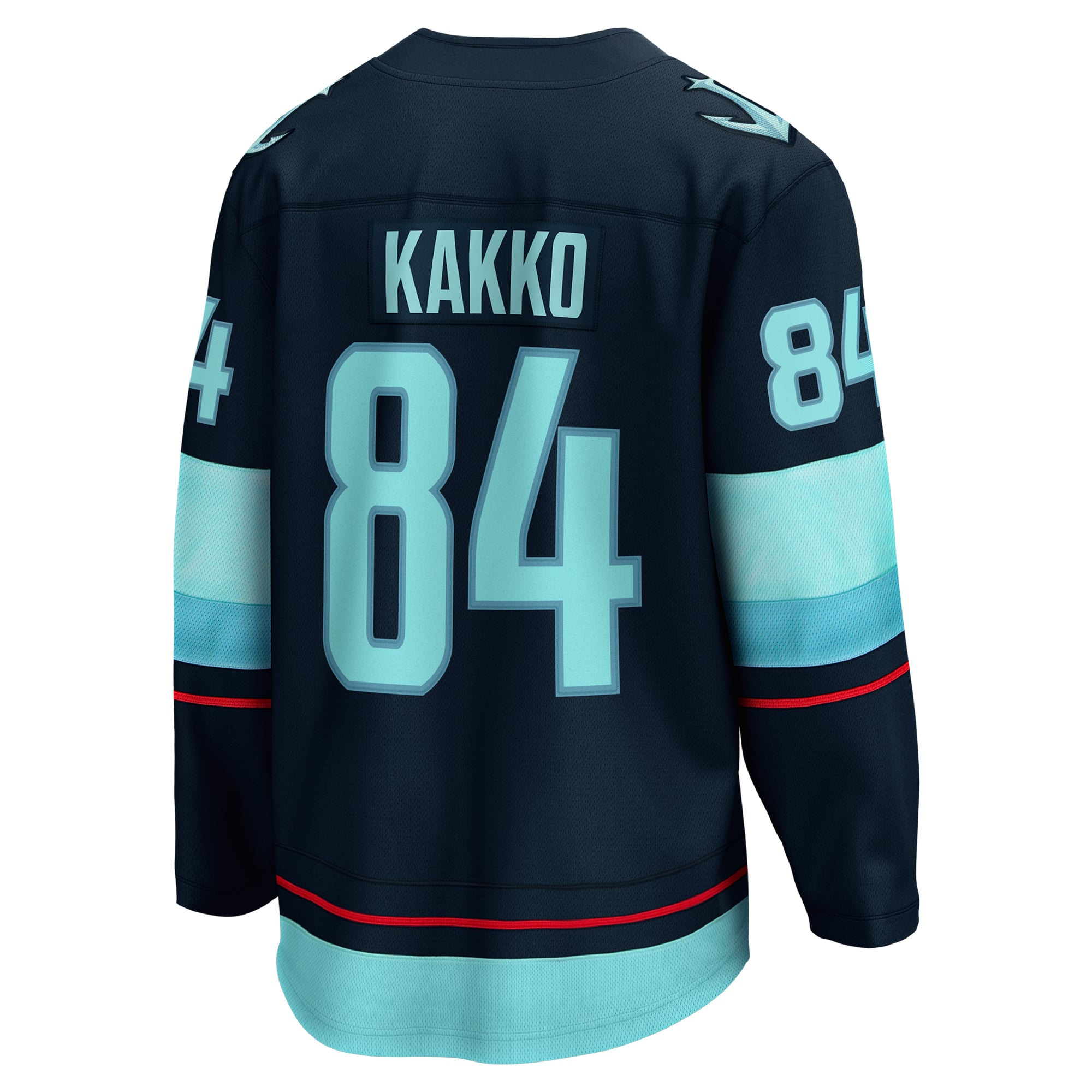 Kaapo Kakko Seattle Kraken Home Breakaway Player Jersey - Deep Sea Blue - Image 4