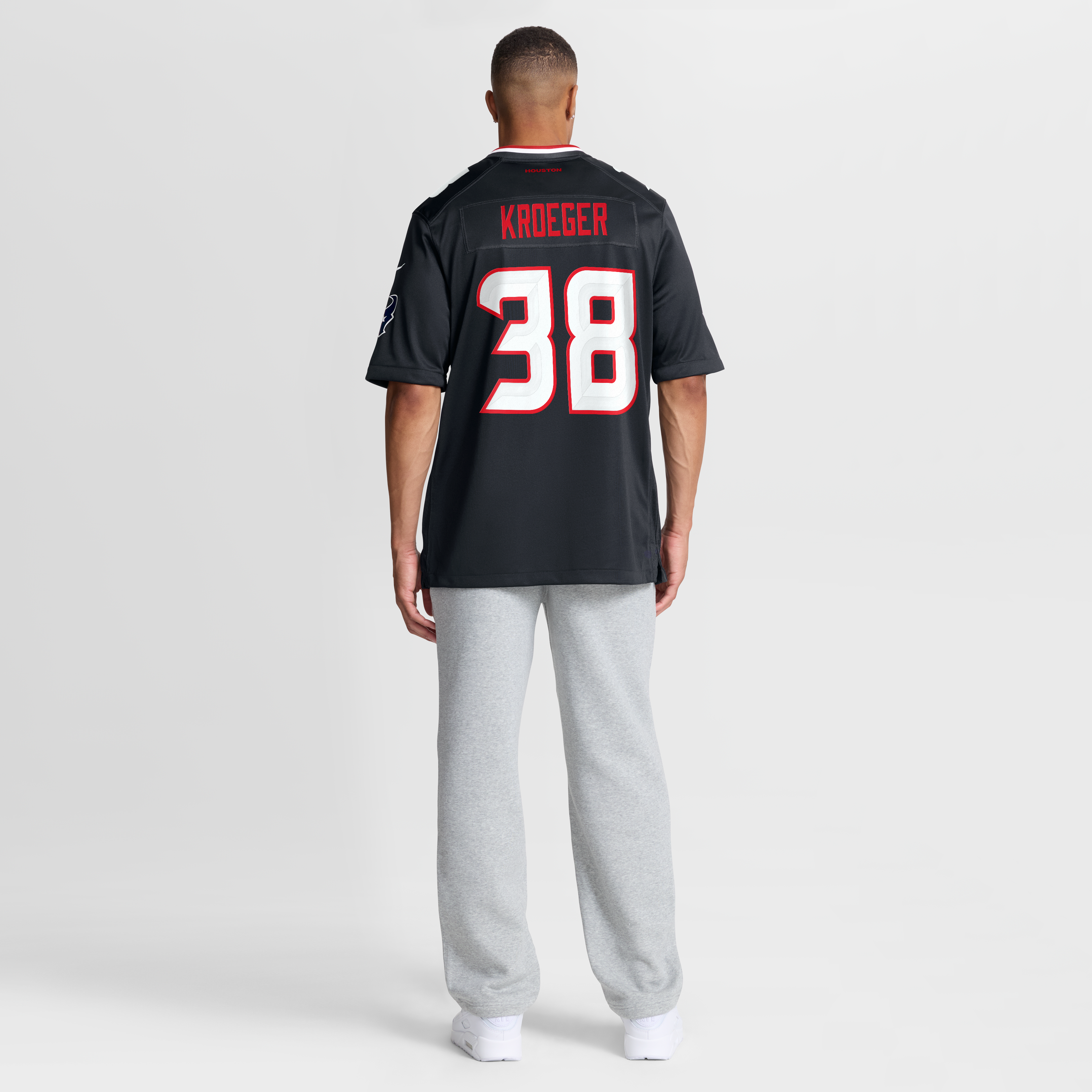 Kai Kroeger Houston Texans Team Game Jersey - Navy - Image 6