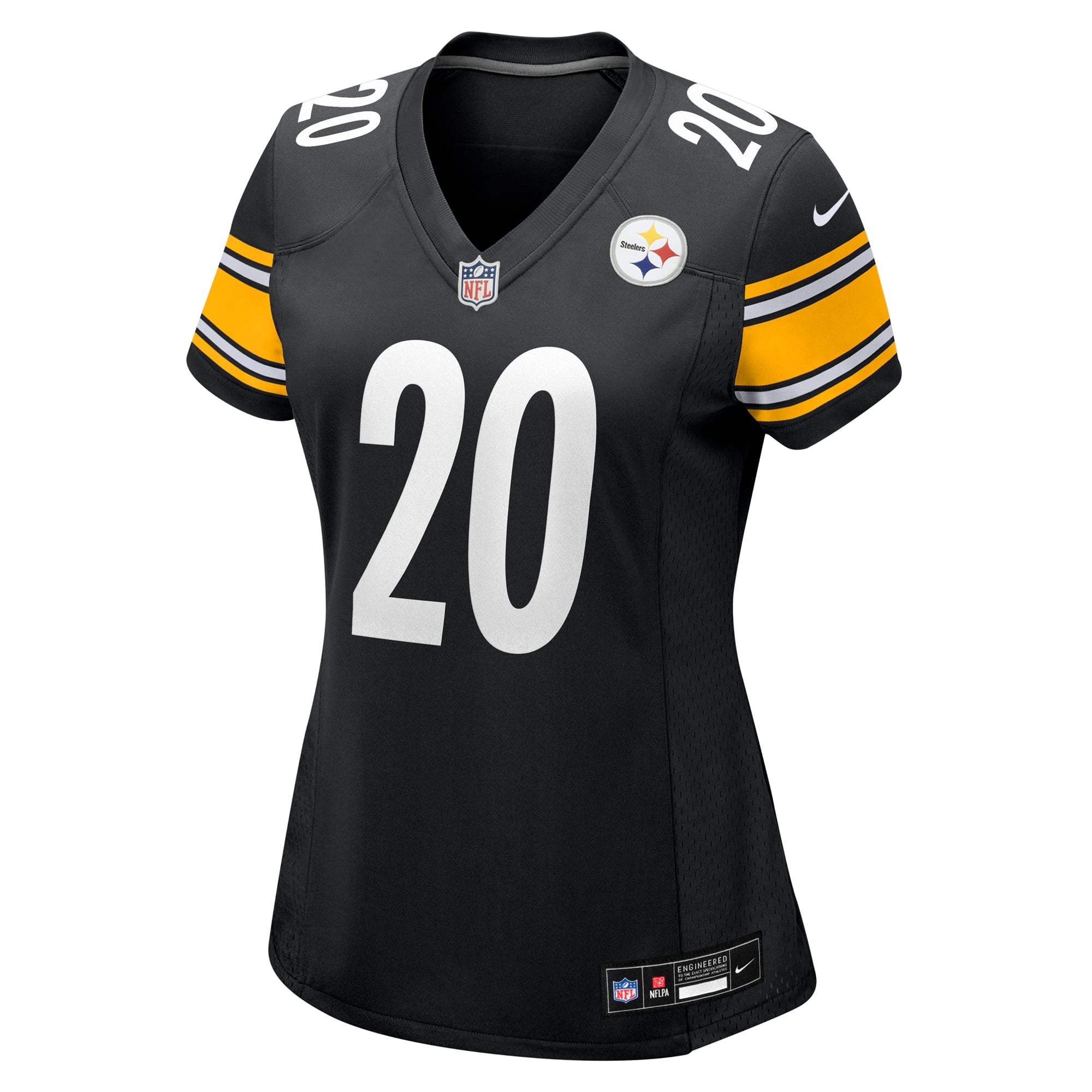 Kaleb Johnson Pittsburgh Steelers Women's Team Game Jersey - Black - Image 3