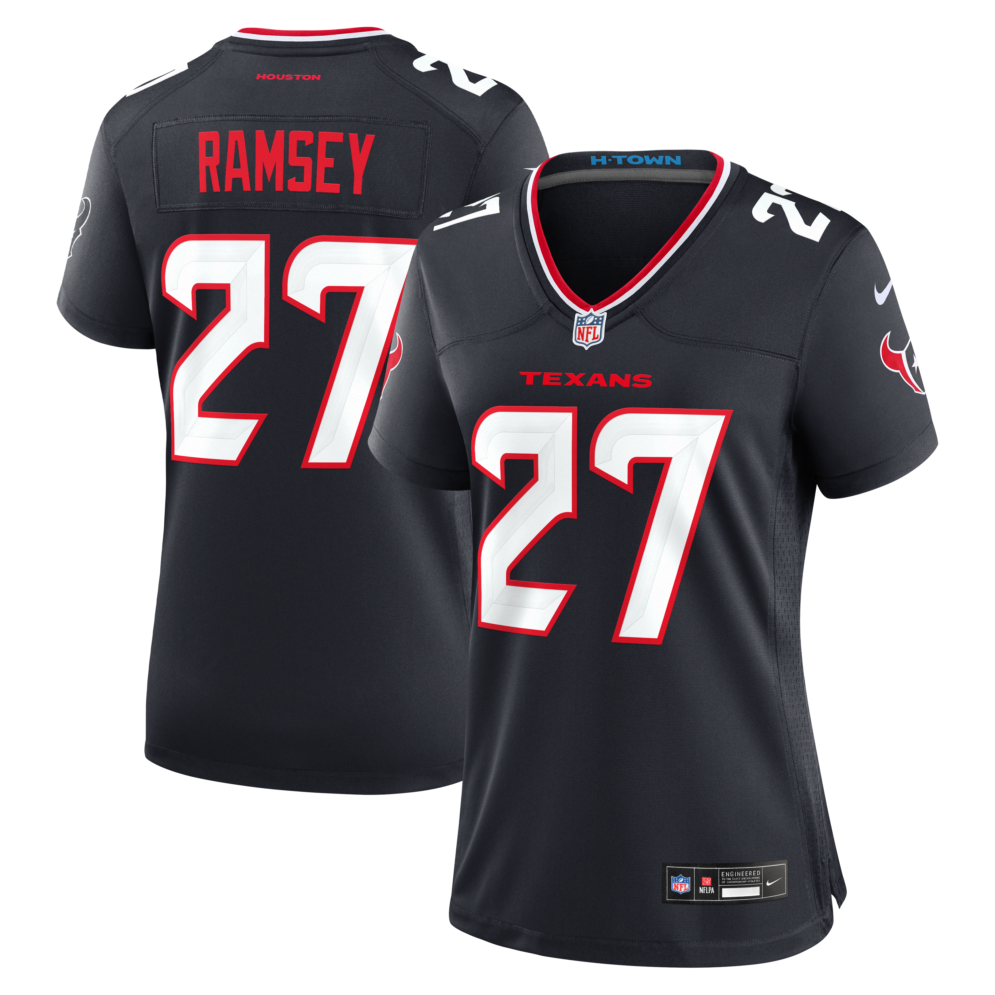 Kamari Ramsey Houston Texans Women's Team Game Jersey - Navy - Image 2
