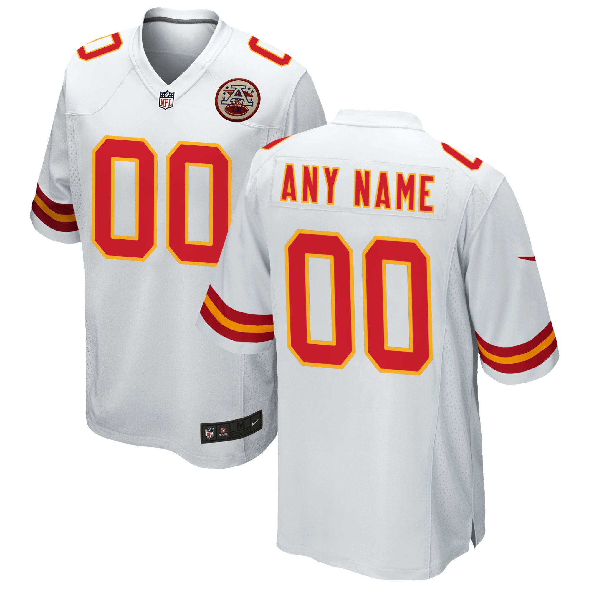 Kansas City Chiefs Custom Game Jersey - White - Image 2