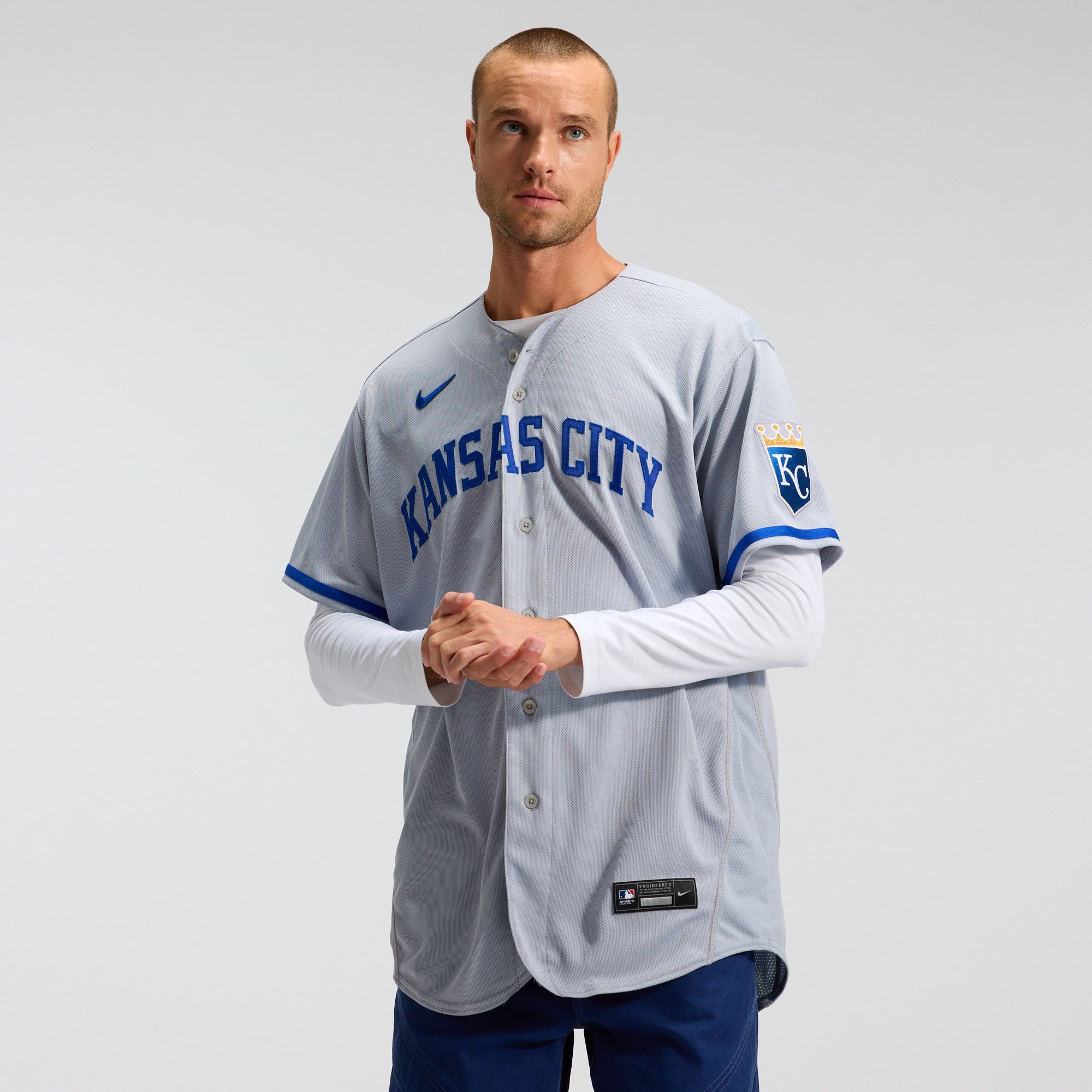 Kansas City Royals 2022 Road Jersey - Gray