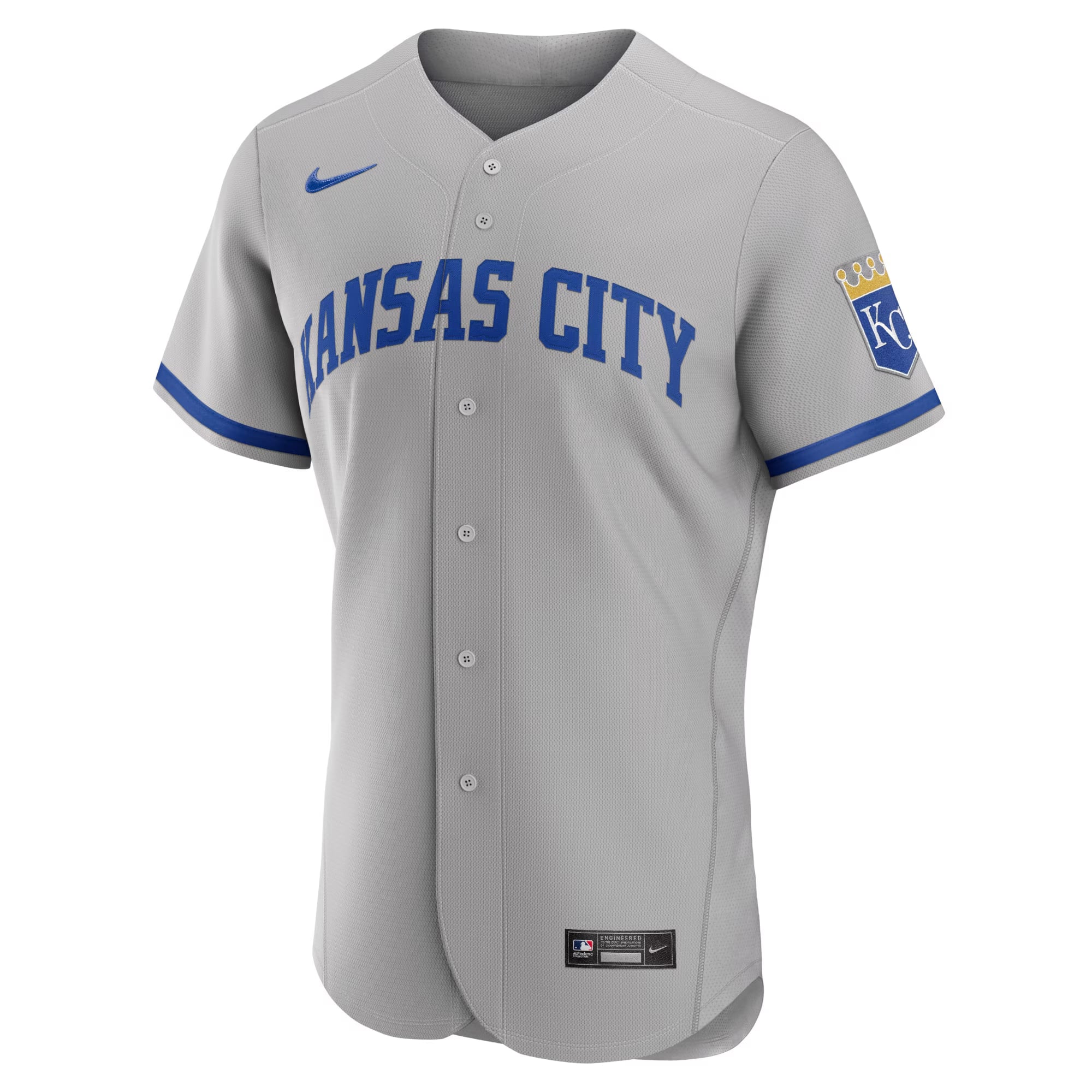 Kansas City Royals 2022 Road Jersey - Gray - Image 6