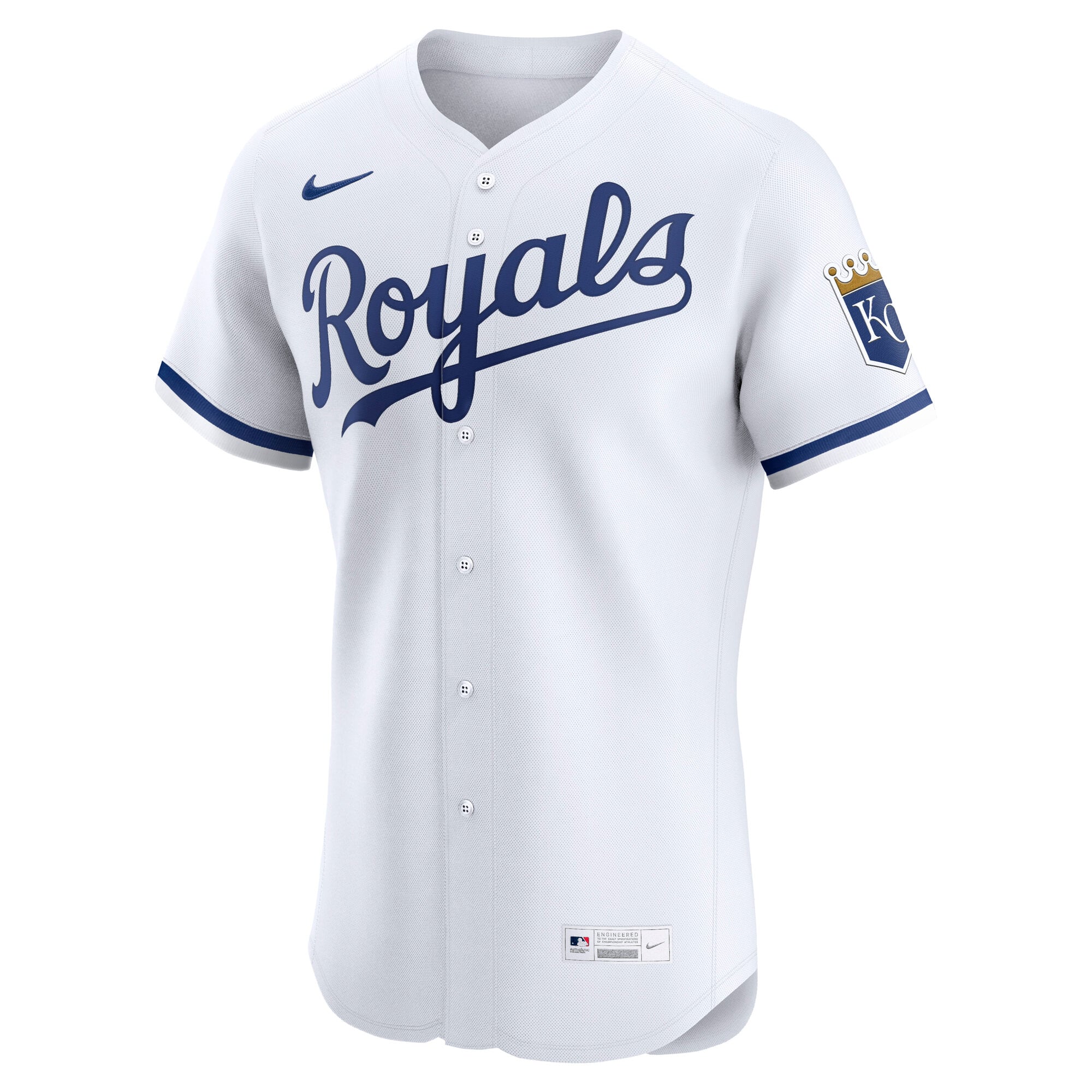 Kansas City Royals Alternate Elite Jersey - White - Image 3