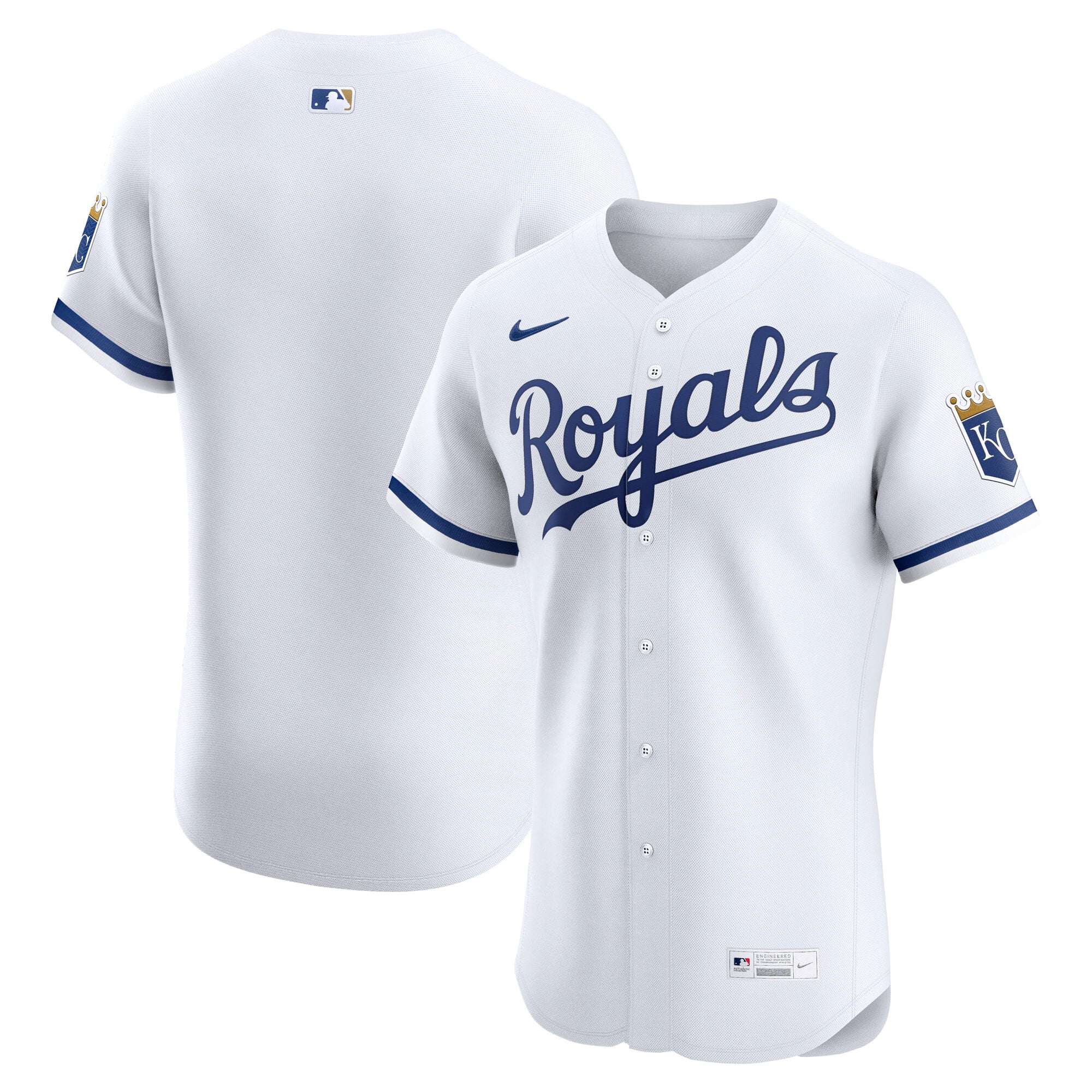 Kansas City Royals Alternate Elite Jersey - White
