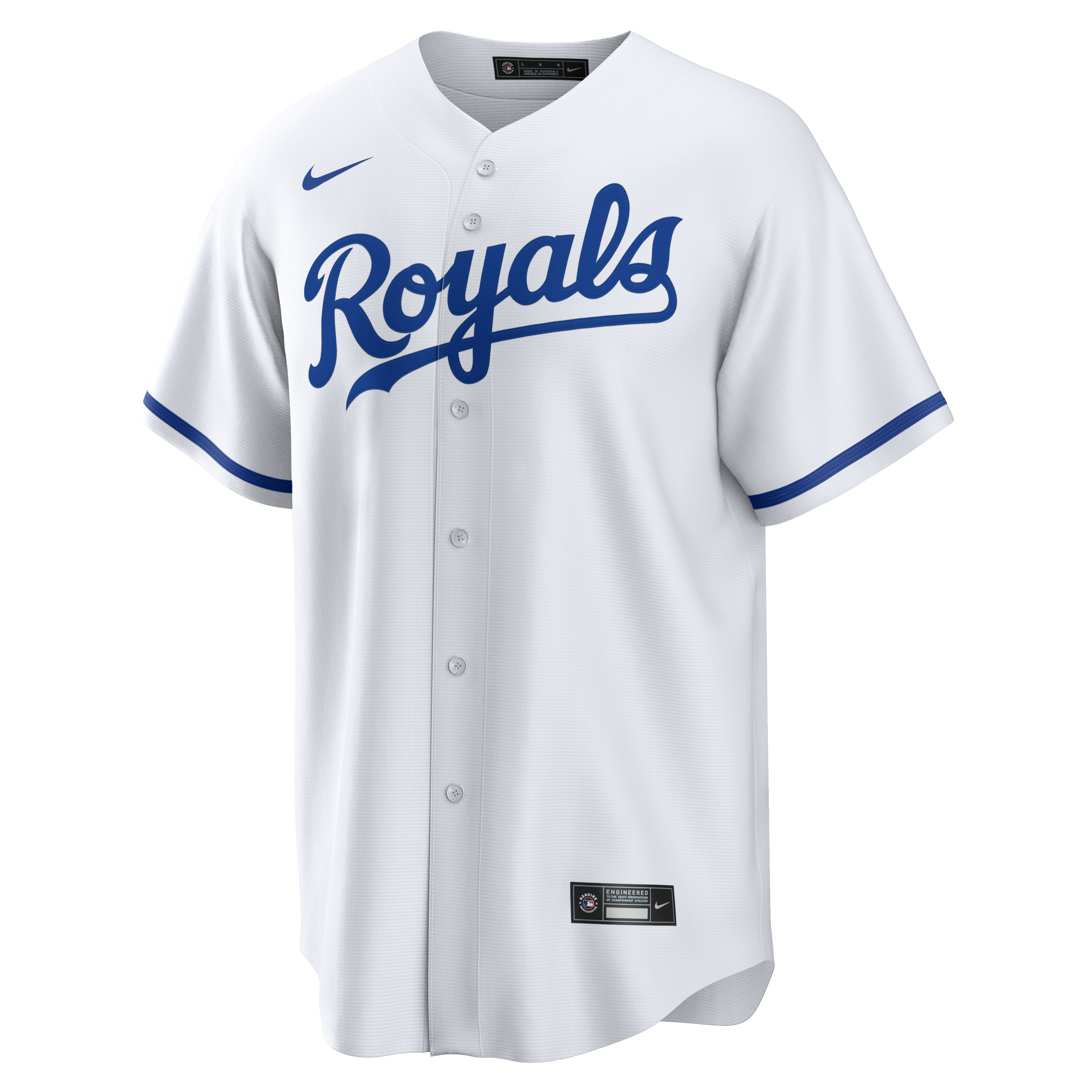 Kansas City Royals Home Big & Tall Jersey - White - Image 3