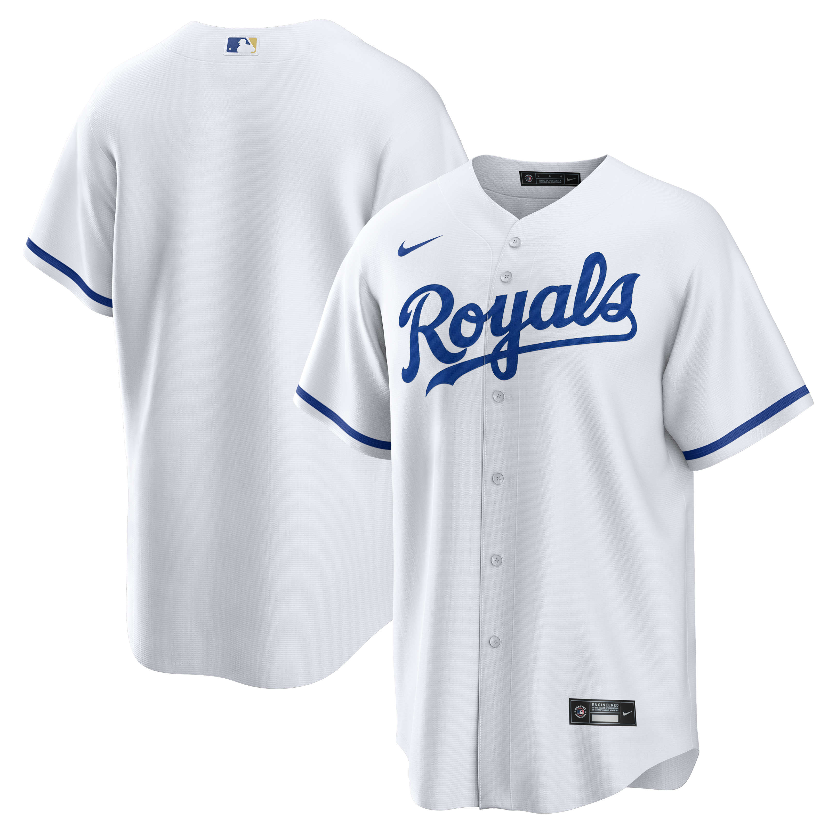 Kansas City Royals Home Big & Tall Jersey - White - Image 2