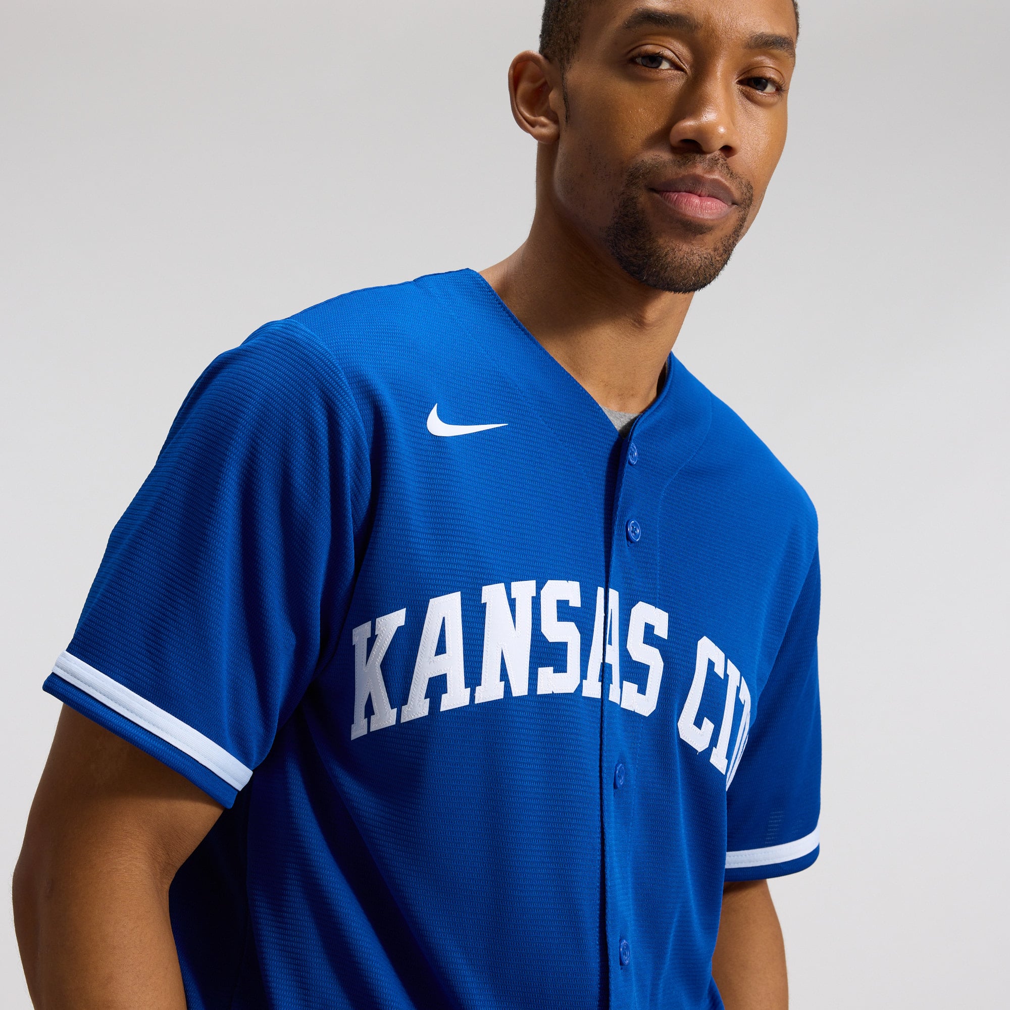 Kansas City Royals Road Team Jersey - Rush Blue - Image 8