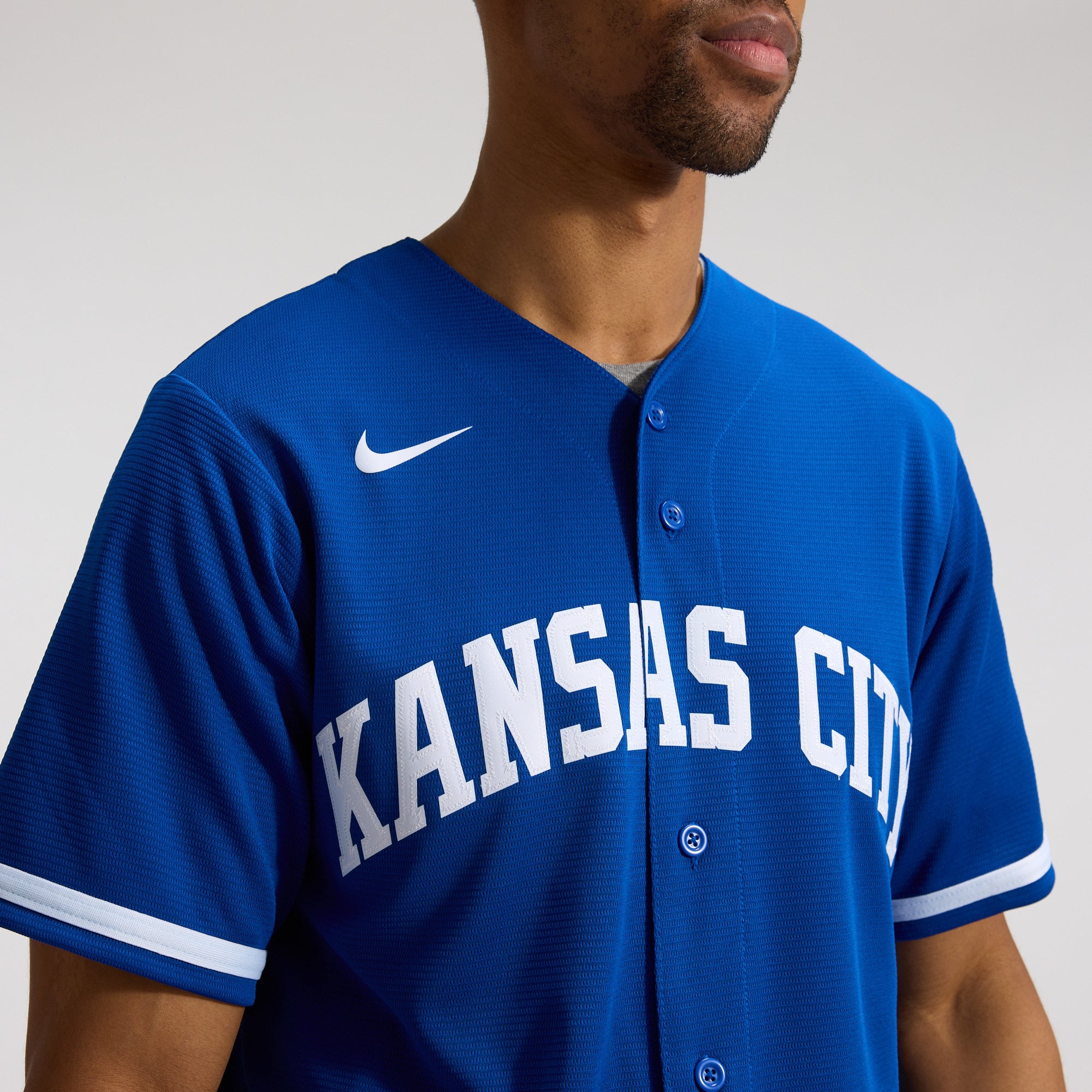 Kansas City Royals Road Team Jersey - Rush Blue - Image 7