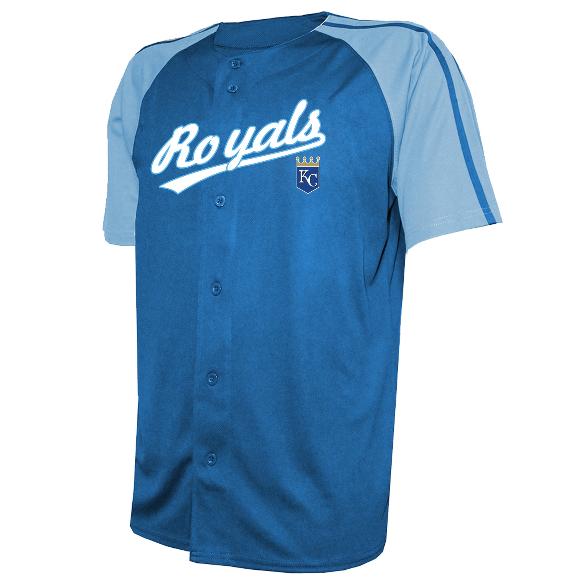 Kansas City Royals Stitches Team Raglan Jersey - Royal - Image 3