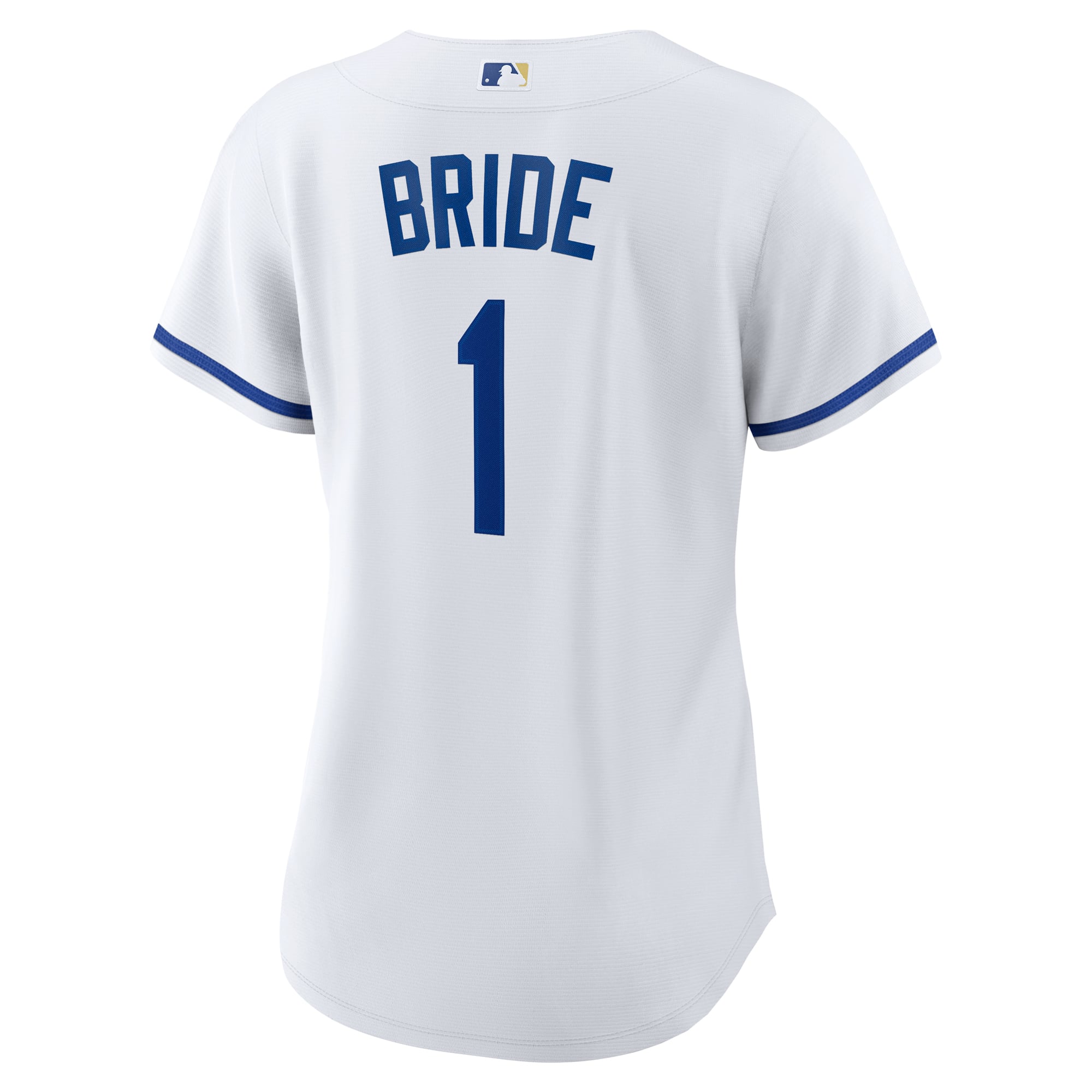 Kansas City Royals Women's #1 Bride Home Jersey - White - Image 4
