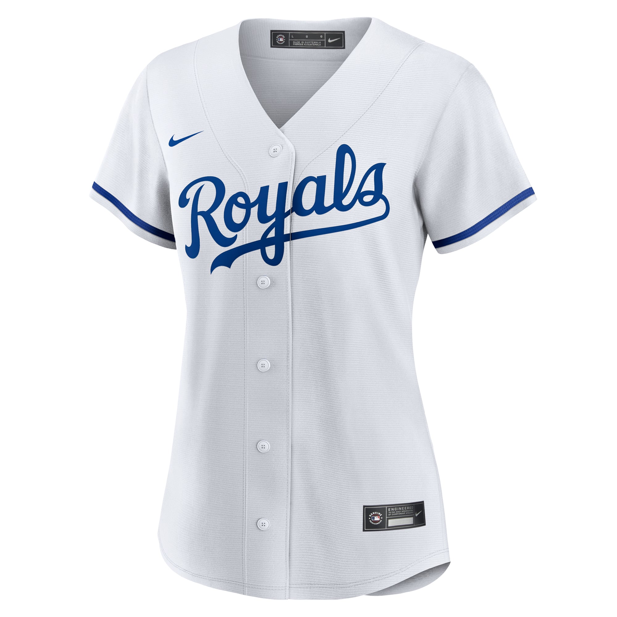 Kansas City Royals Women's #1 Mom Home Jersey - White - Image 3