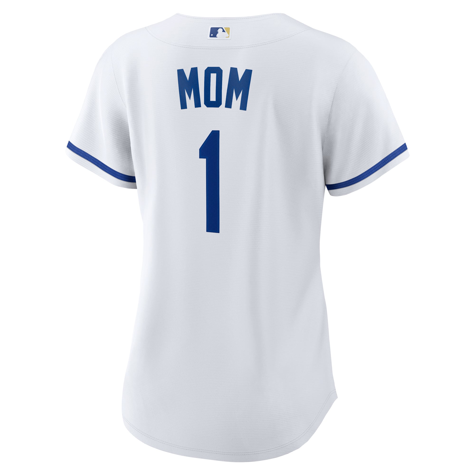 Kansas City Royals Women's #1 Mom Home Jersey - White - Image 4