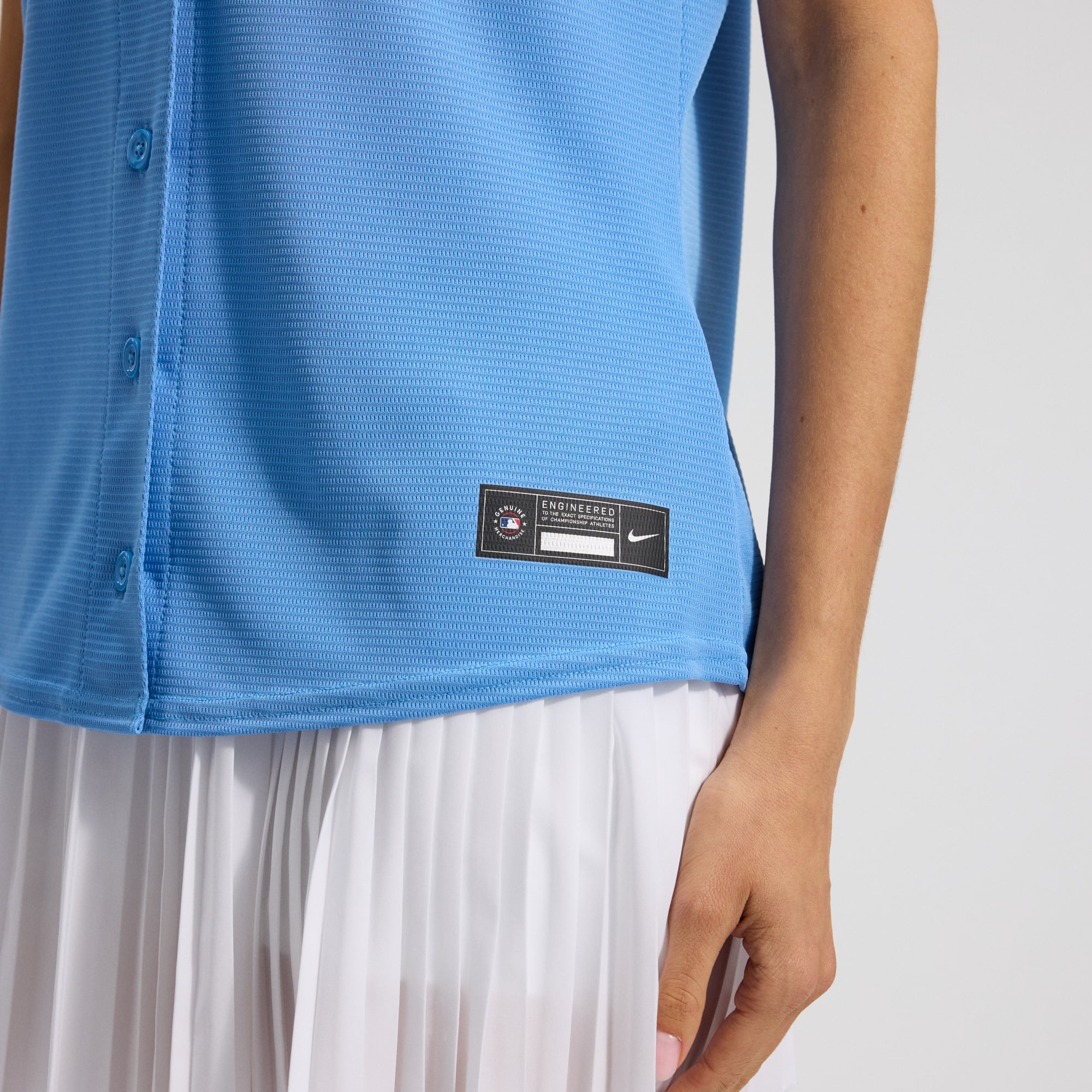 Kansas City Royals Women's Alternate Team Logo Jersey - Light Blue - Image 8